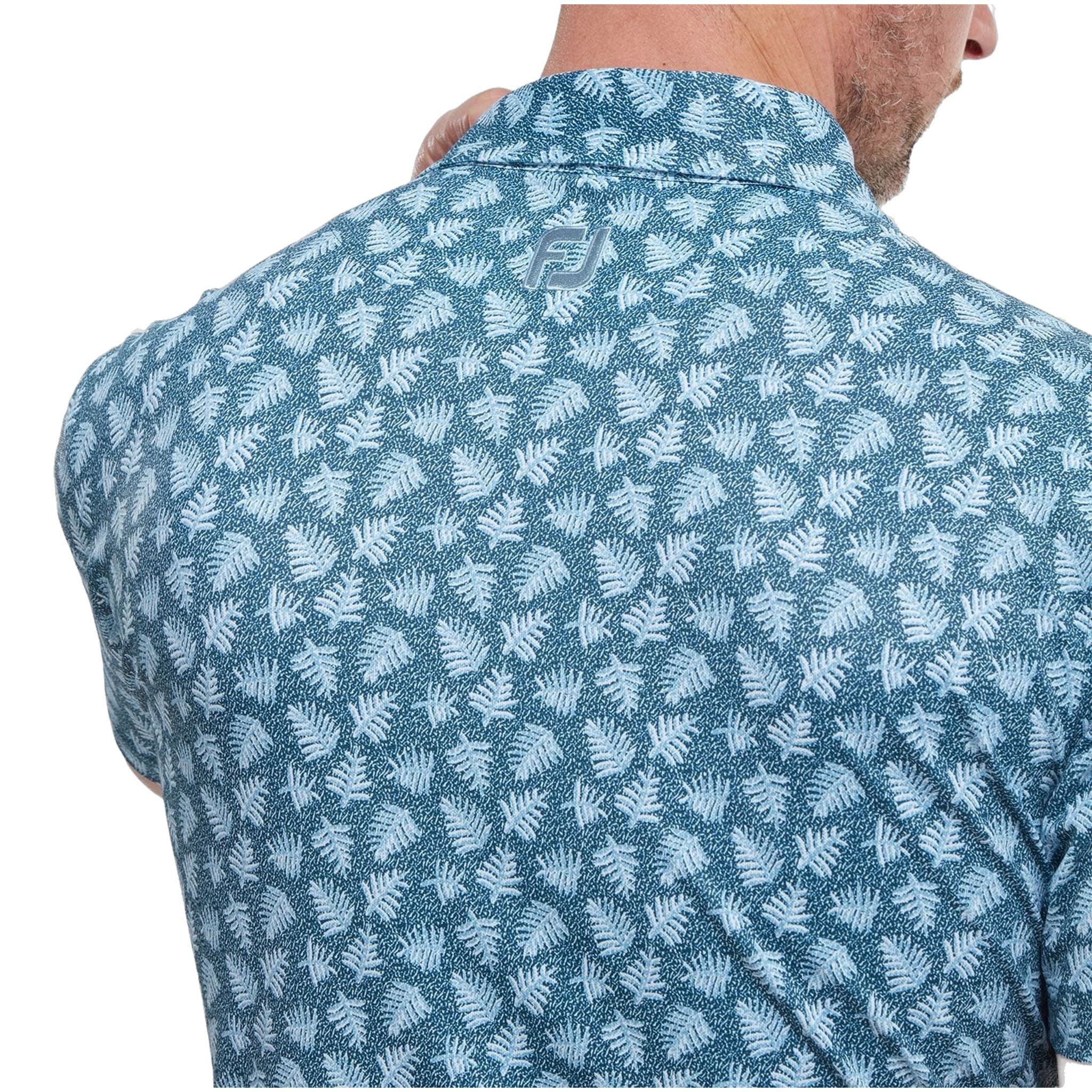 Footjoy Shadow Palm Print Polo Herren
