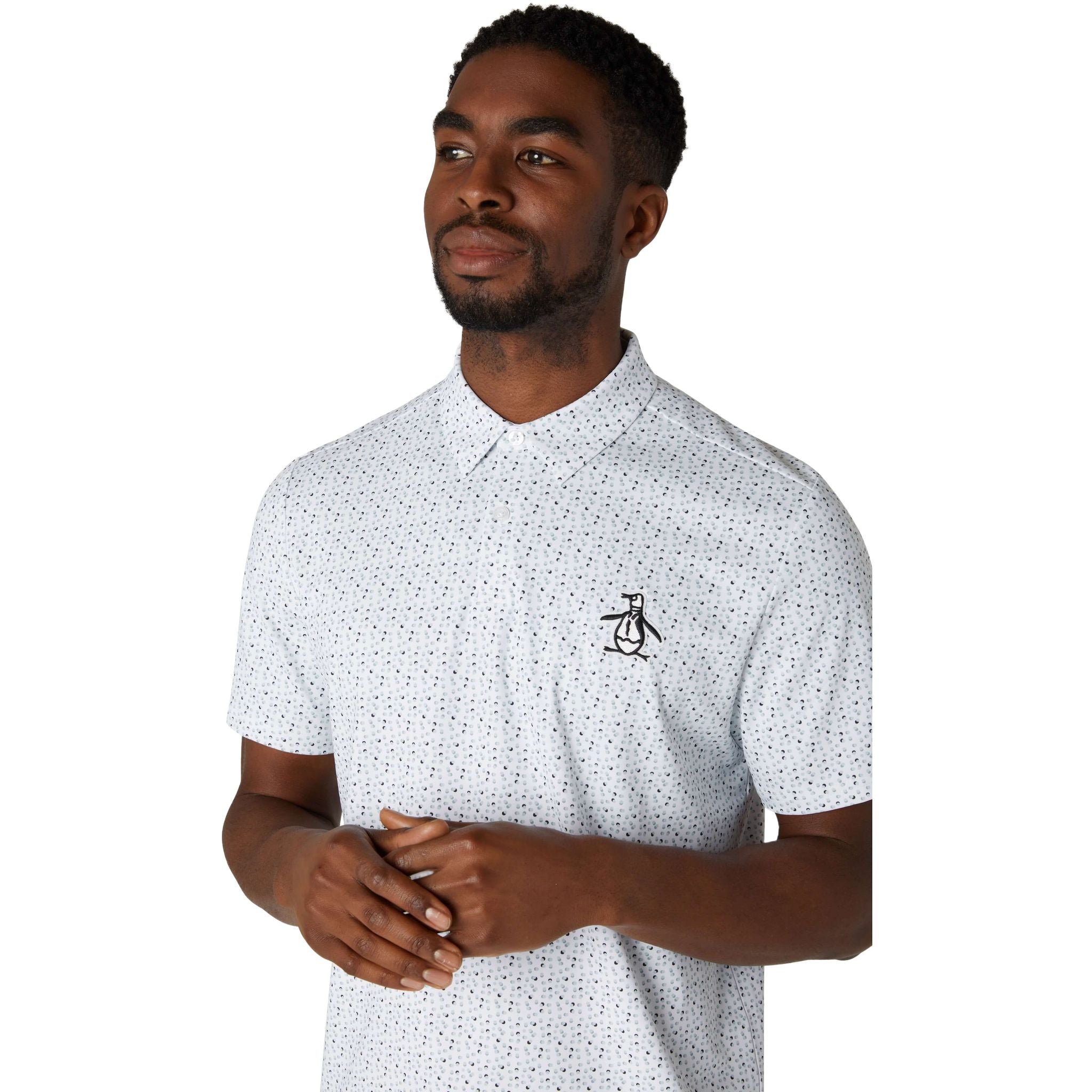 Original Penguin All-Over Golf Ball Polo Herren