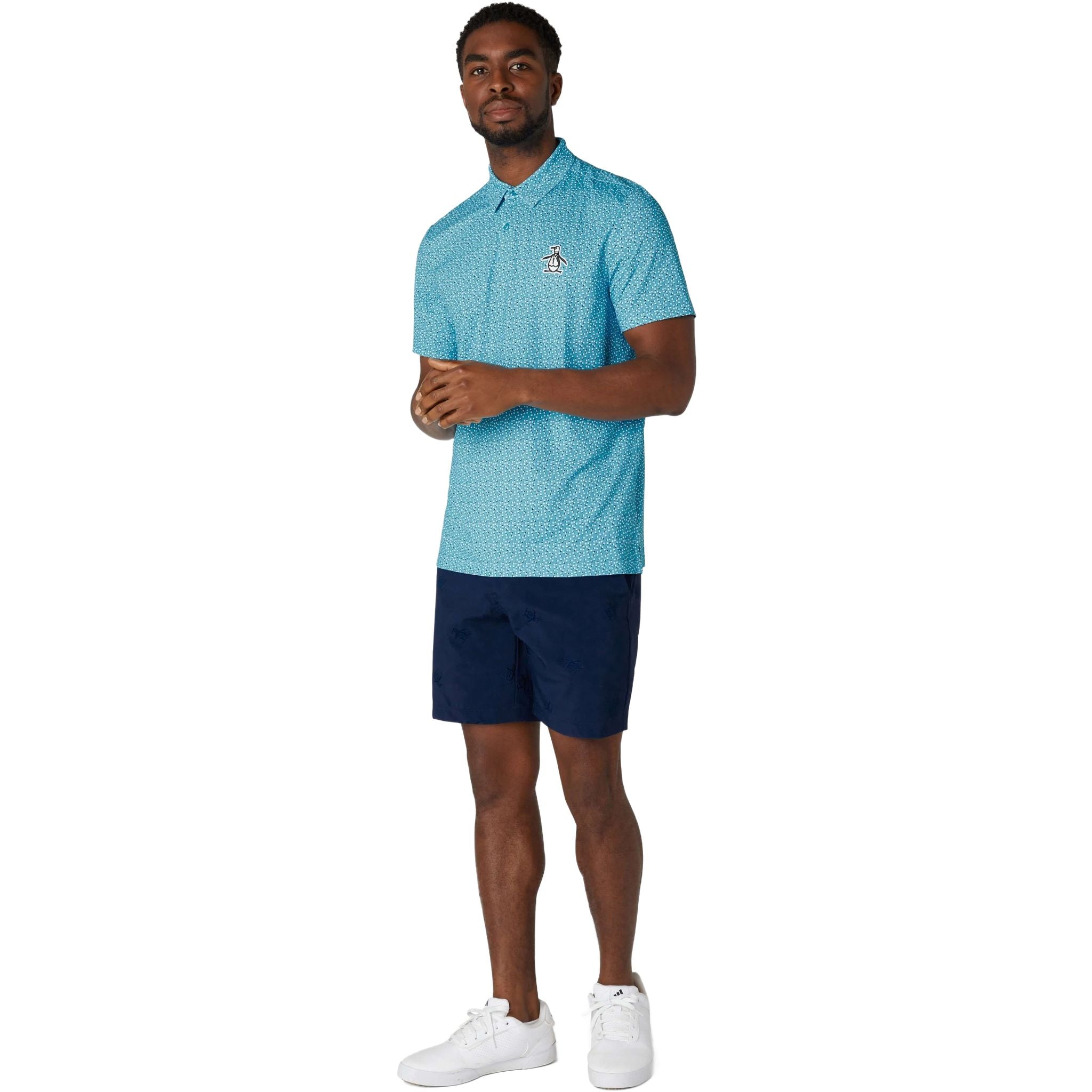 Original Penguin All-Over Golf Ball Polo Herren