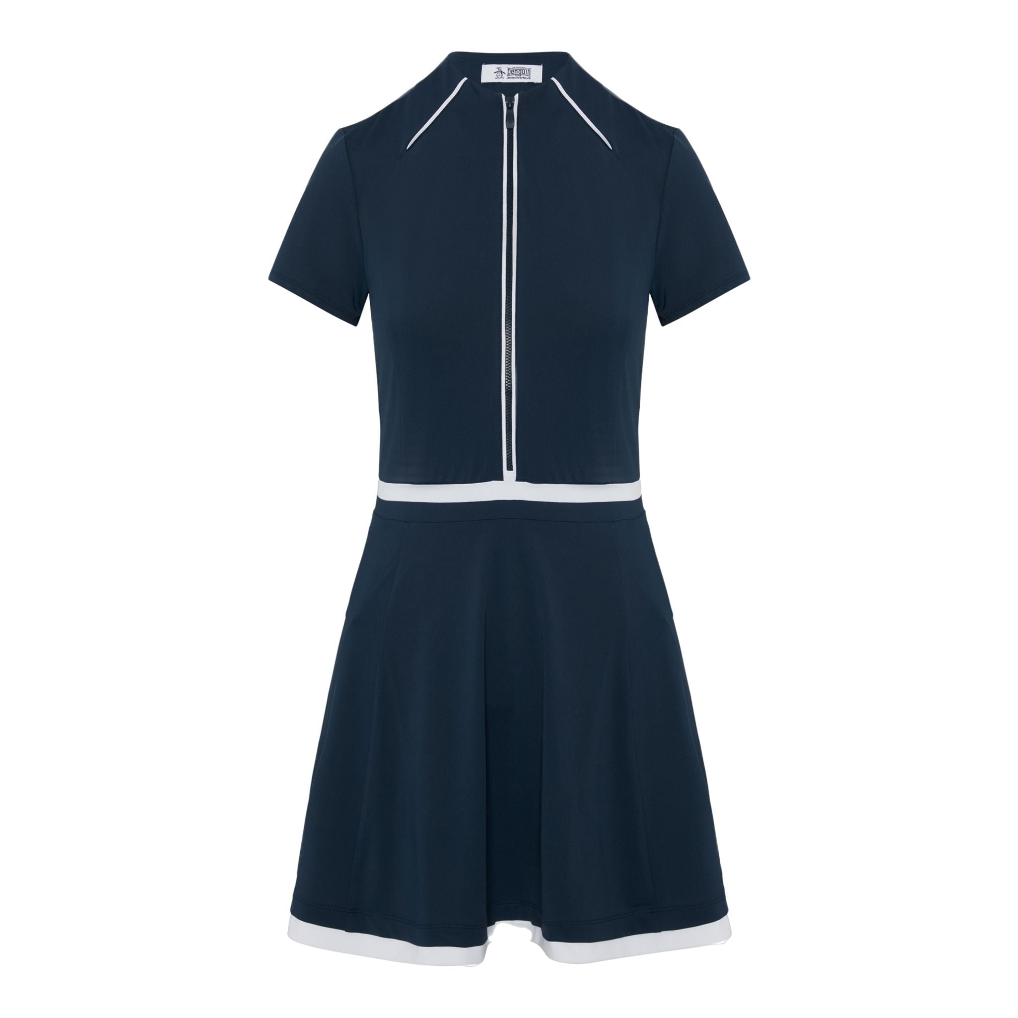 Original Penguin Solid Zip Golfkleid Damen