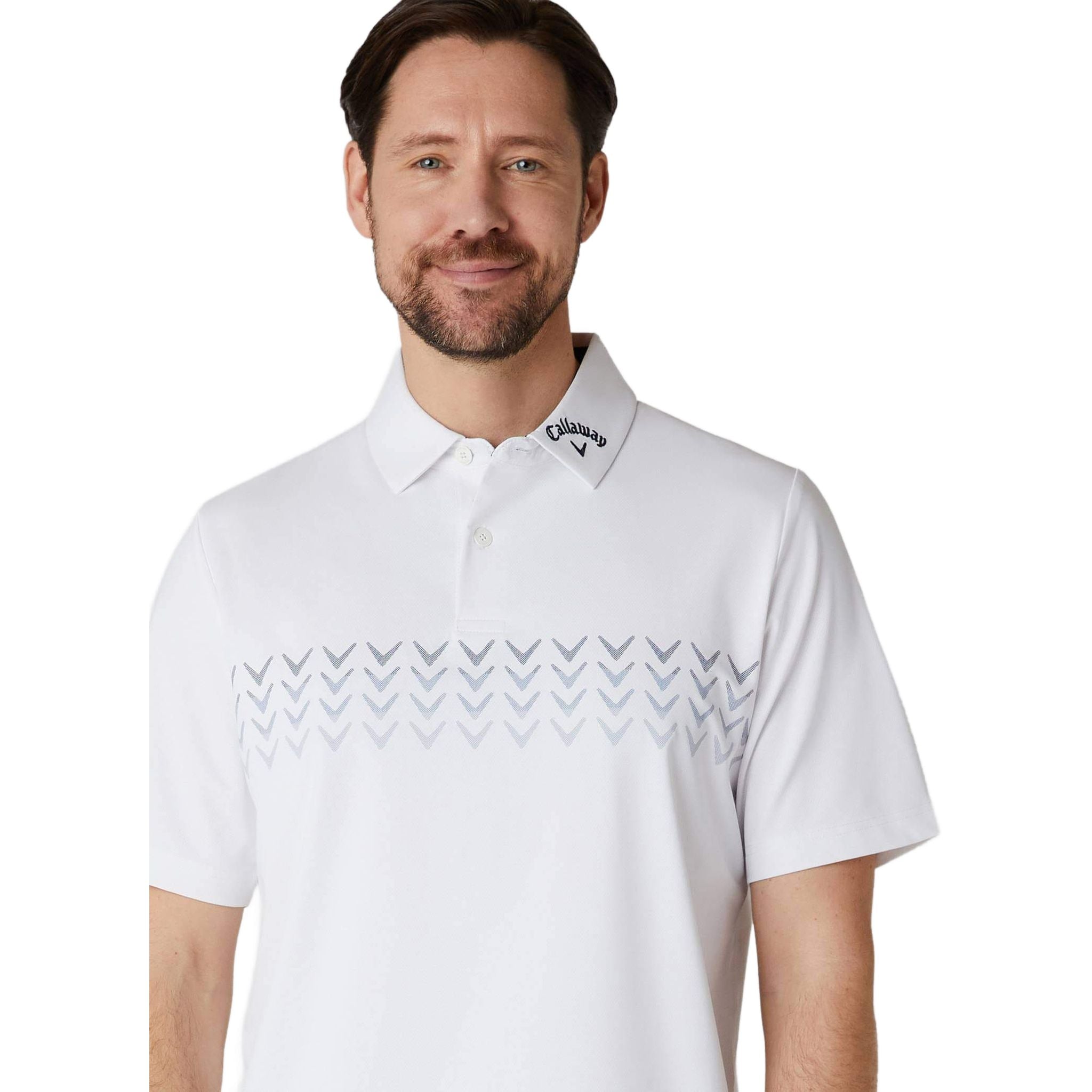 Callaway Short Sleeve Trademark Ch Polo Herren