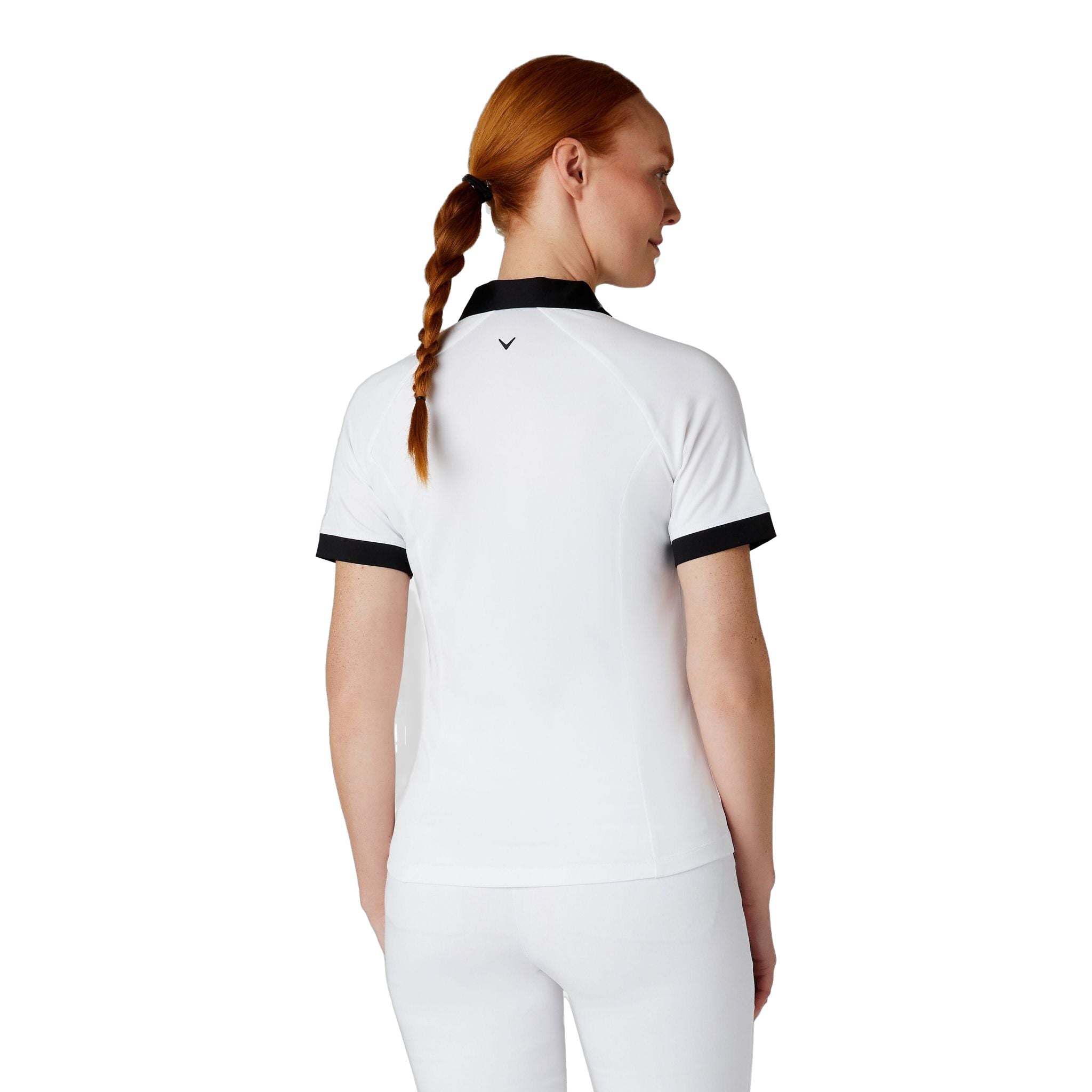 Callaway Short Sleeve V-Placket ColorBL Shirt Damen