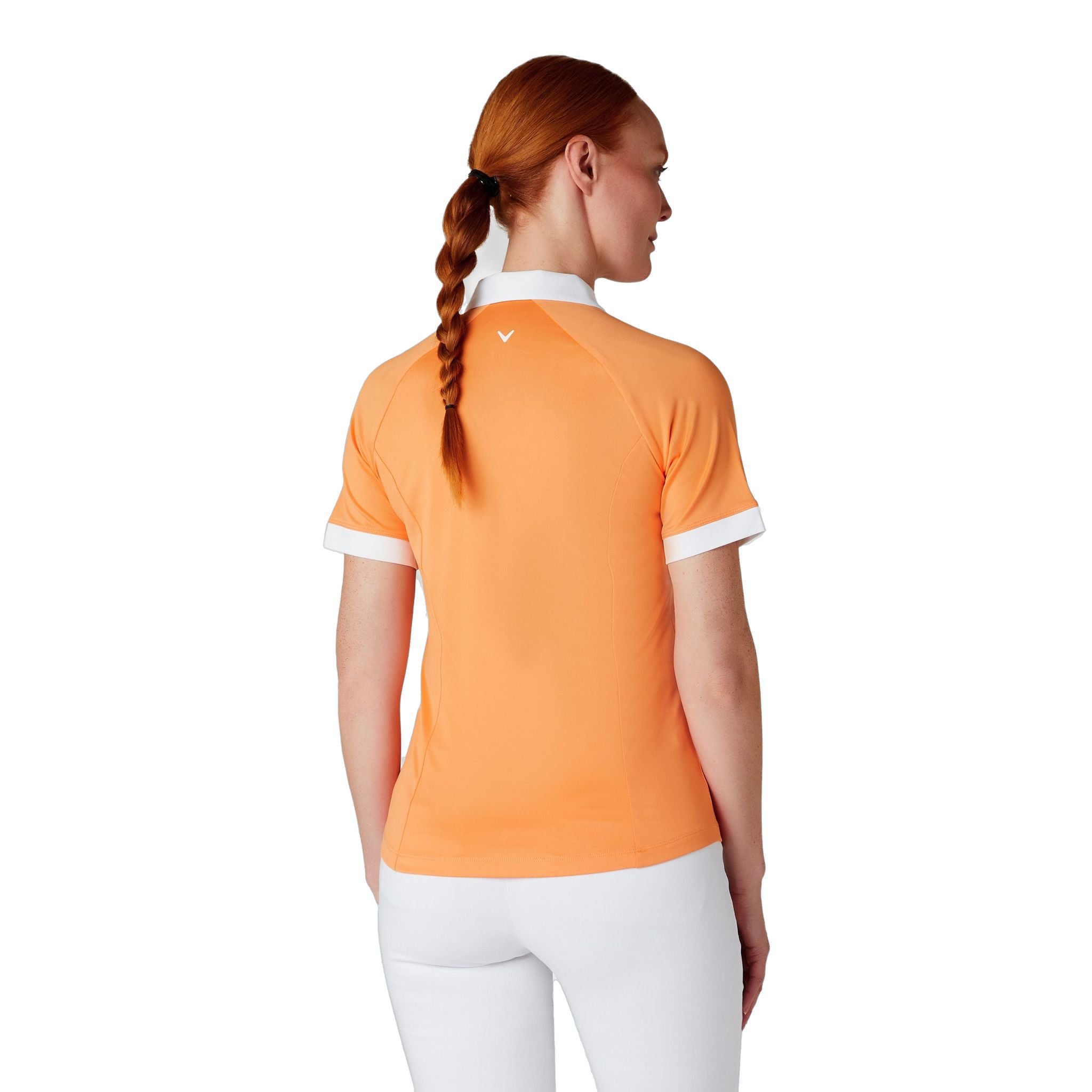 Callaway Short Sleeve V-Placket ColorBL Shirt Damen
