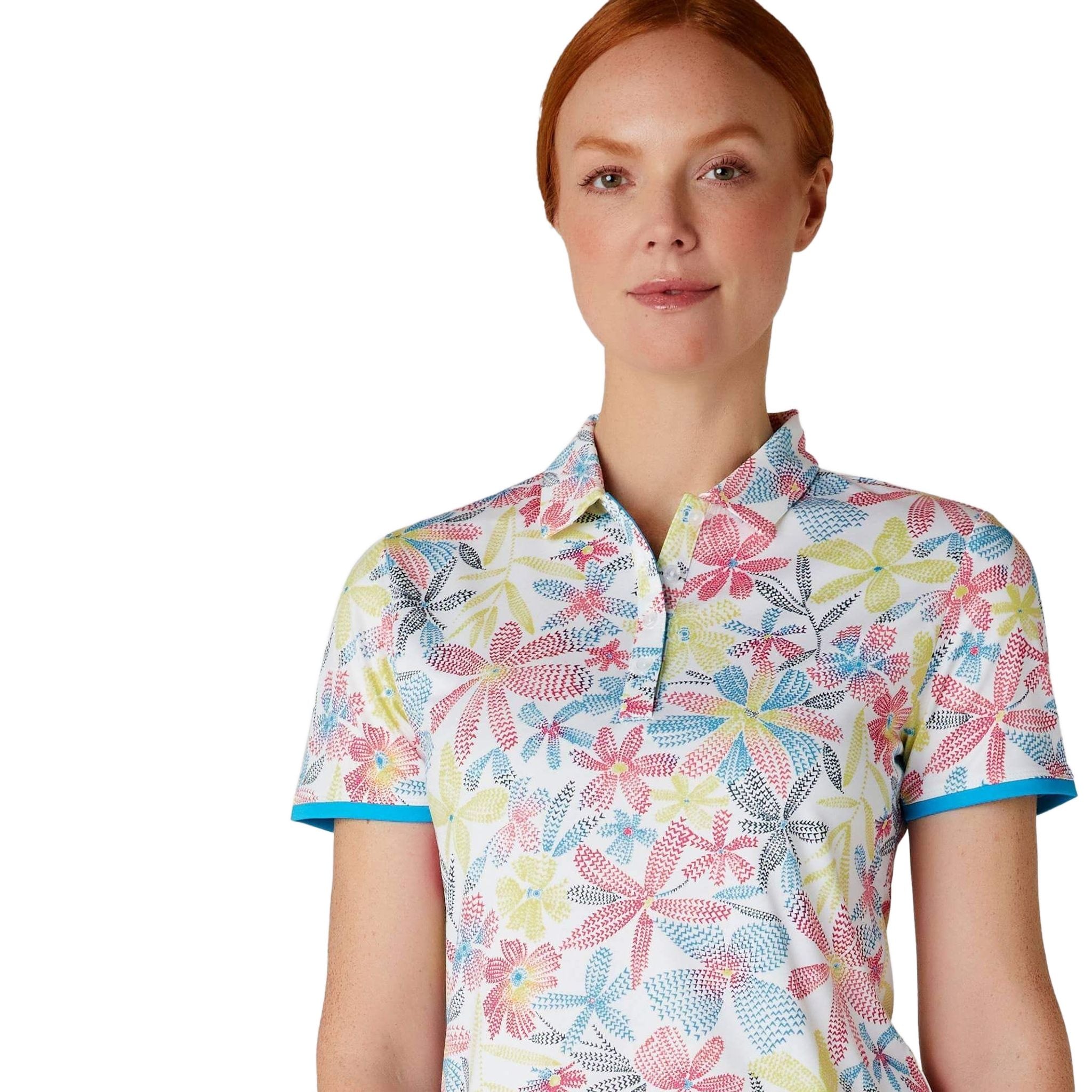 Callaway Allover Chev Flor Shirt Damen