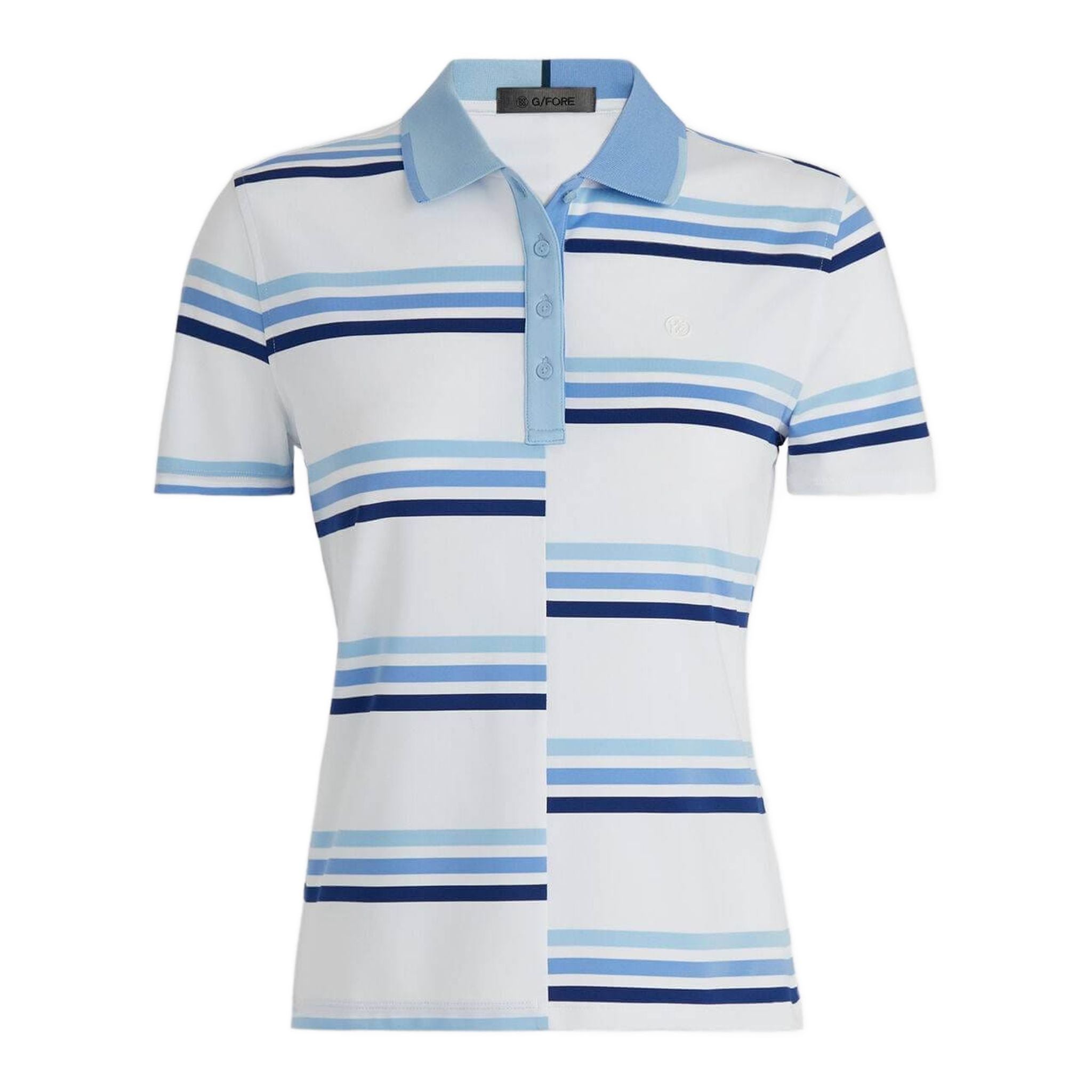 GFORE Offset Gradient Stripe Tech Polo Damen