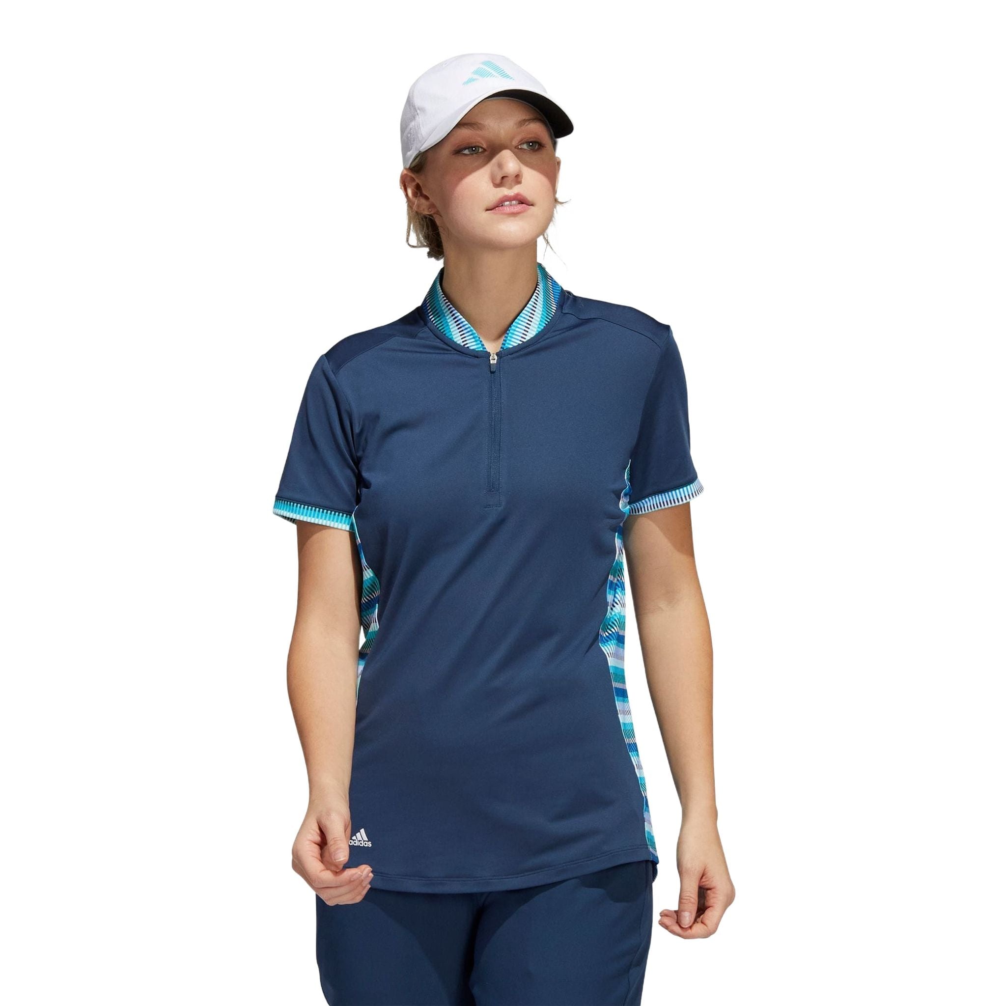 Adidas W Polo Ultimate 365 Printed Crew Navy XS Damen