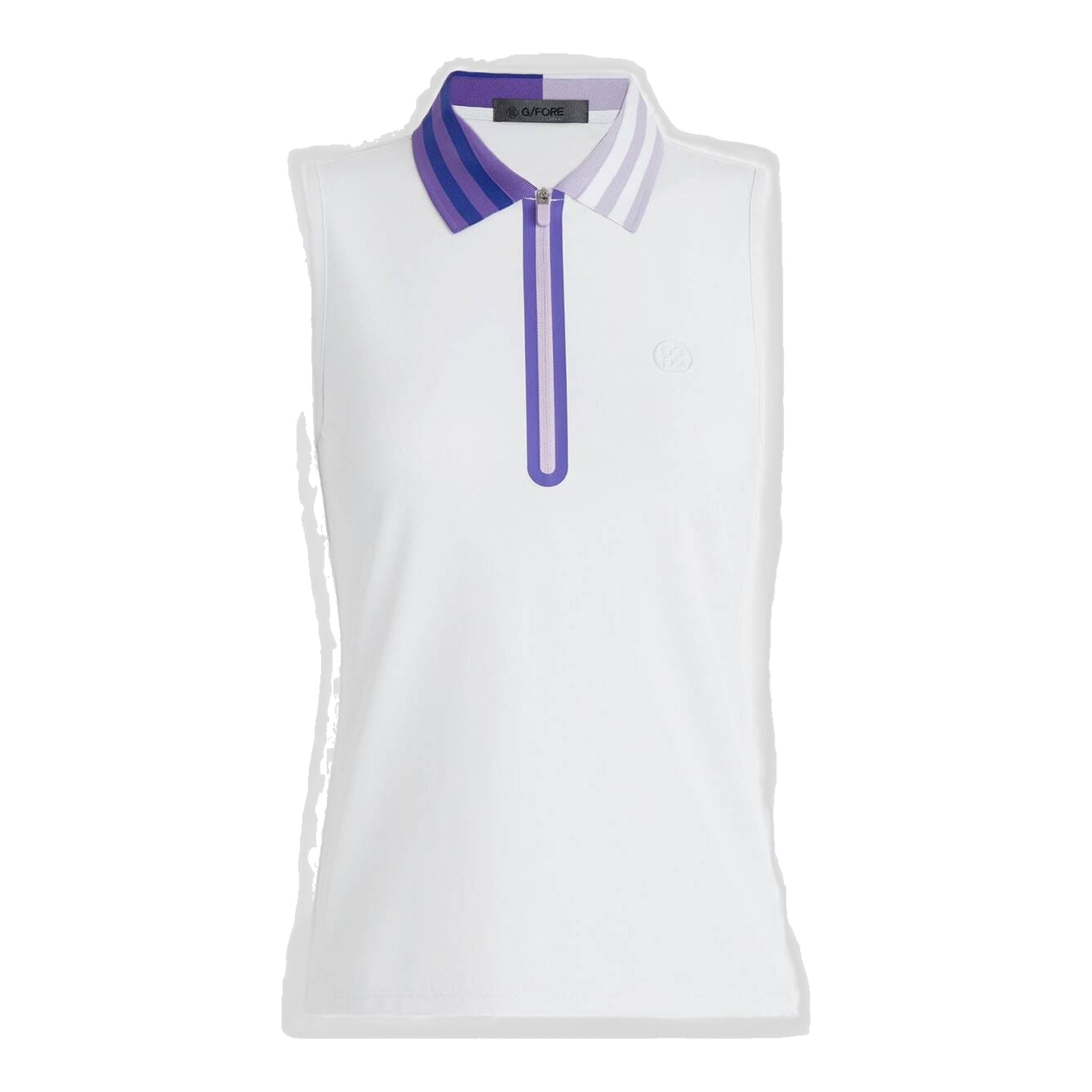 GFORE 1/4 Zip Tech Pique Sleveless Polo Damen