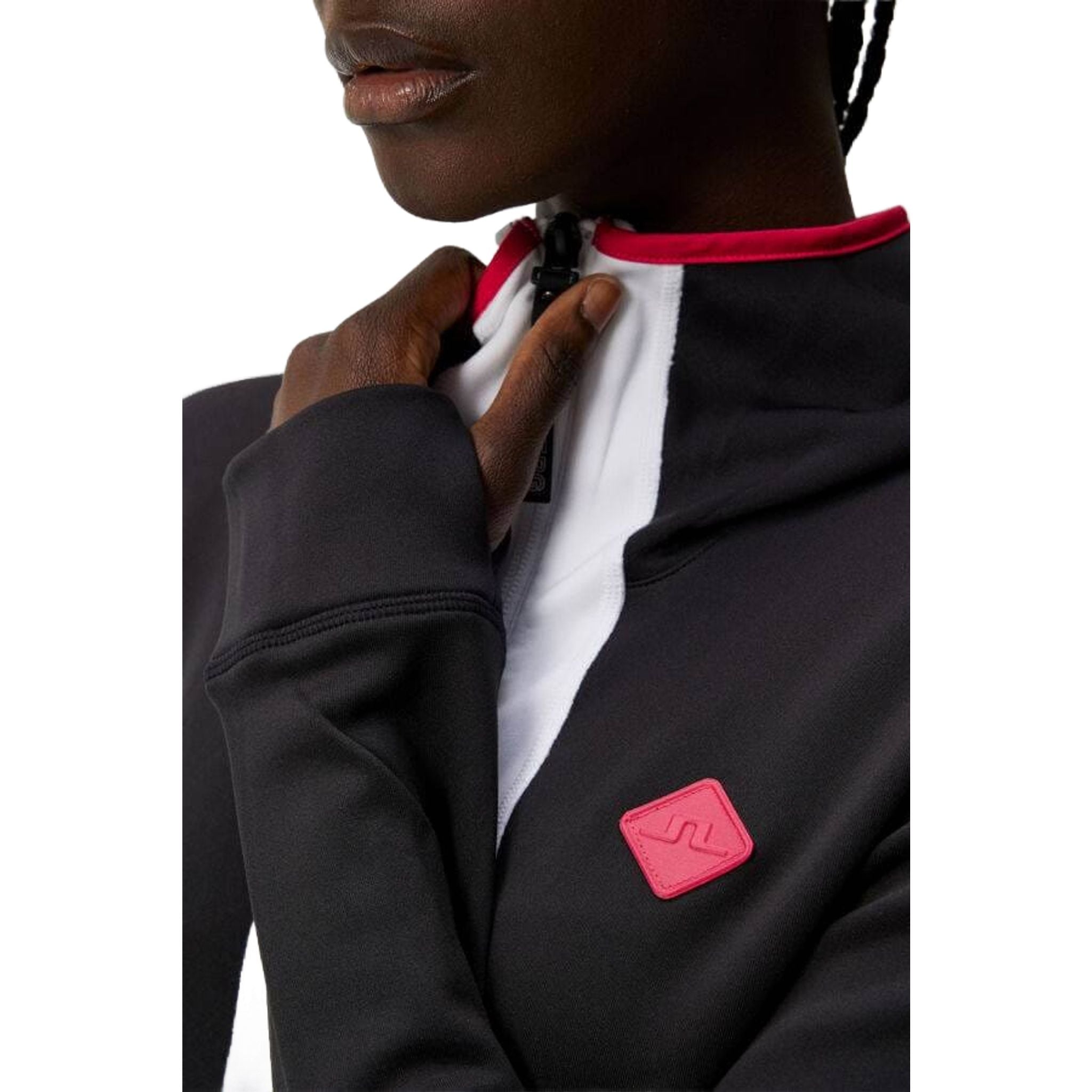 J. Lindeberg Powerline Hood Damen Schwarz Damen