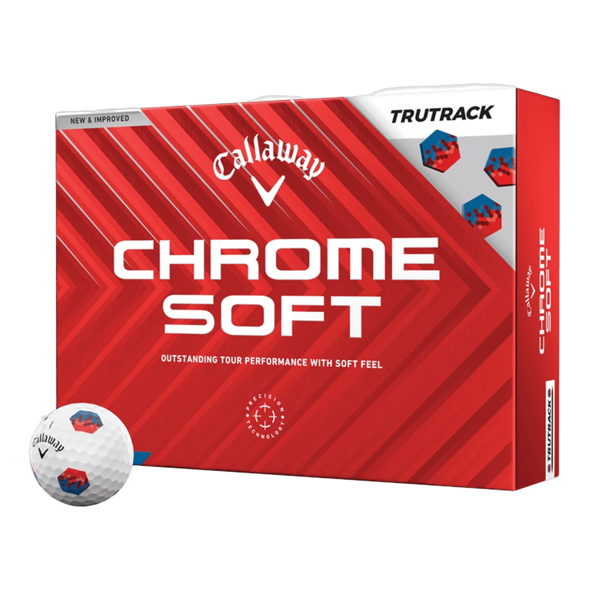 Callaway Chrome Soft TruTrack Golfbälle (2024)