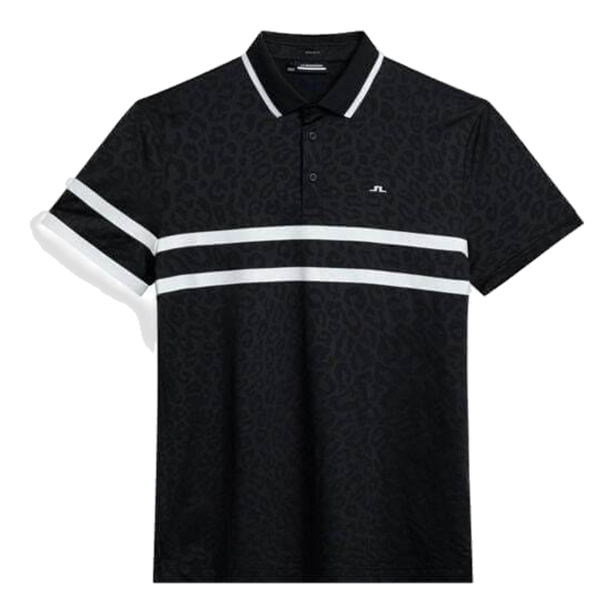 J. Lindeberg Boswell Regular Jacquard Poloshirt Herren