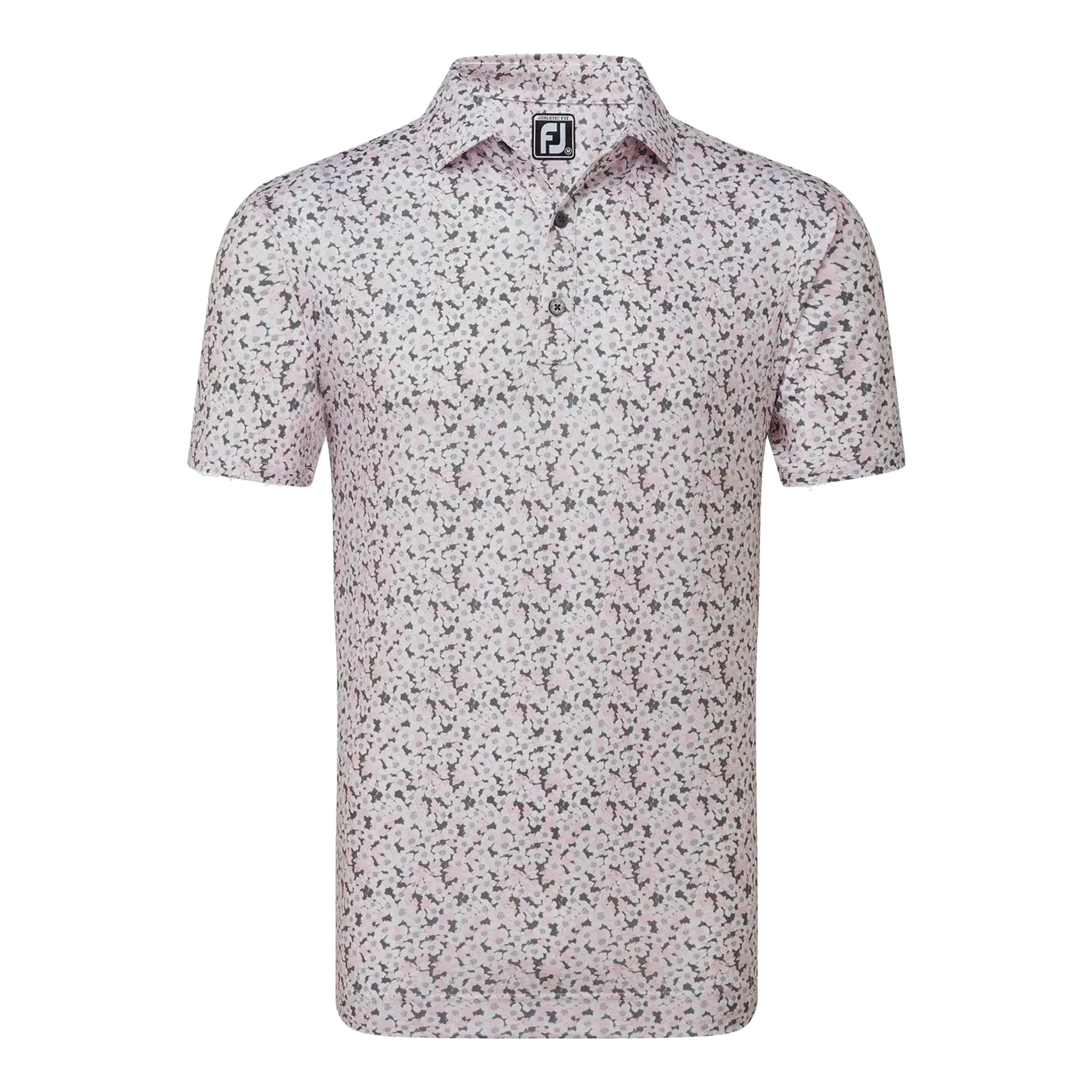 Footjoy Primrose Print Lisle Poloshirt Herren