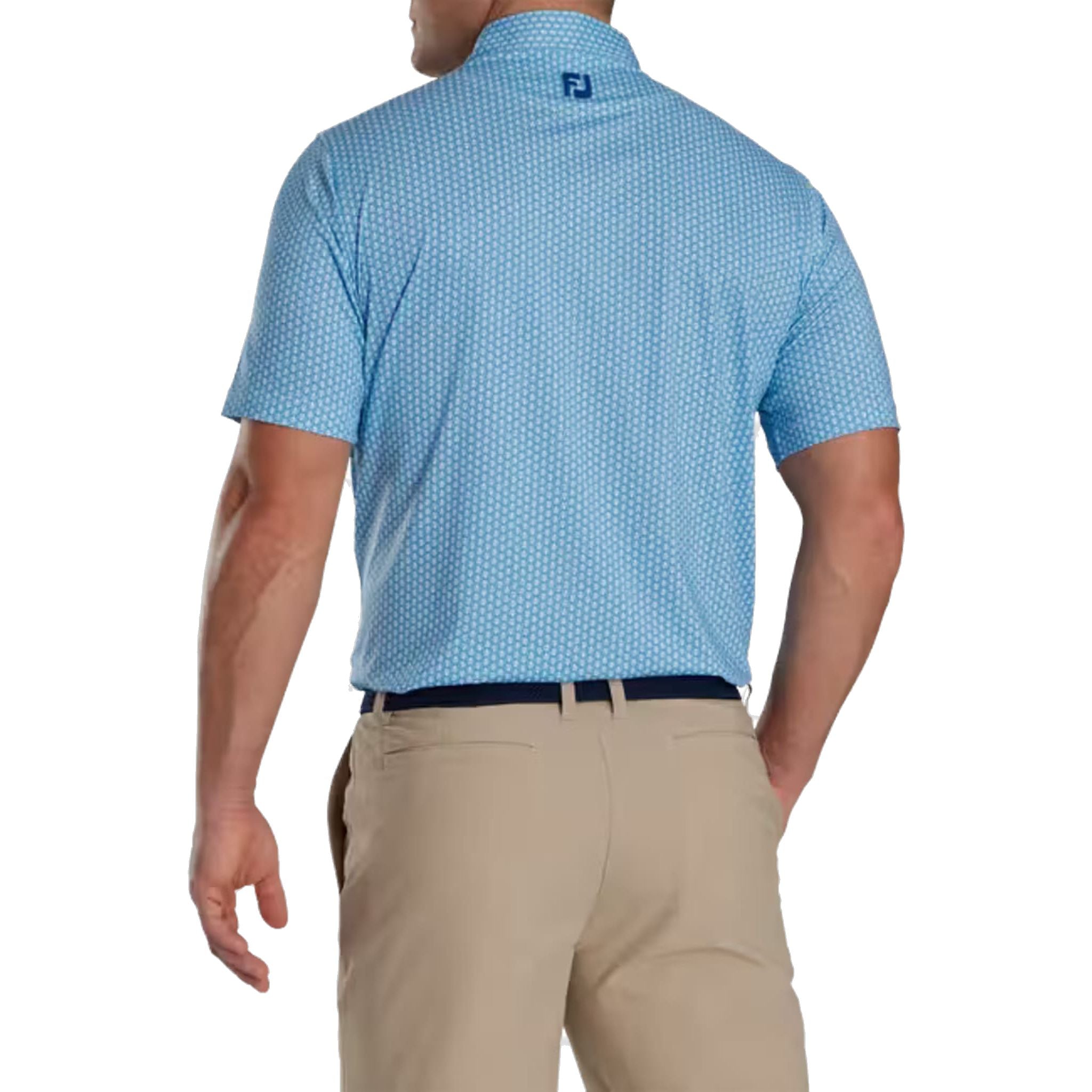 Footjoy Shell Foulard Lisle Poloshirt Herren