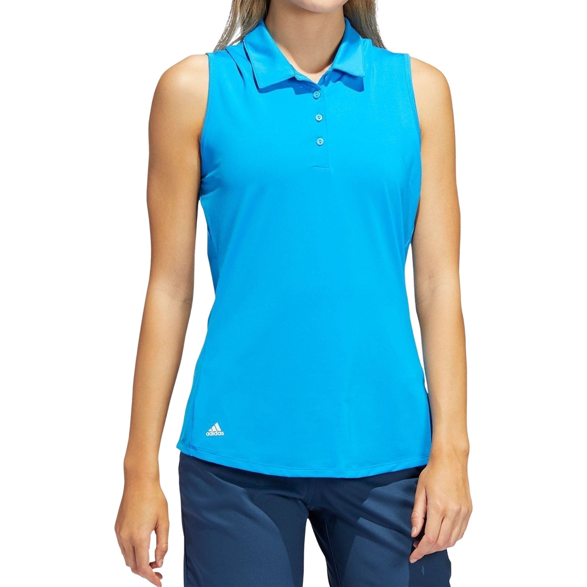 Adidas Solid Poloshirt ärmellos Damen