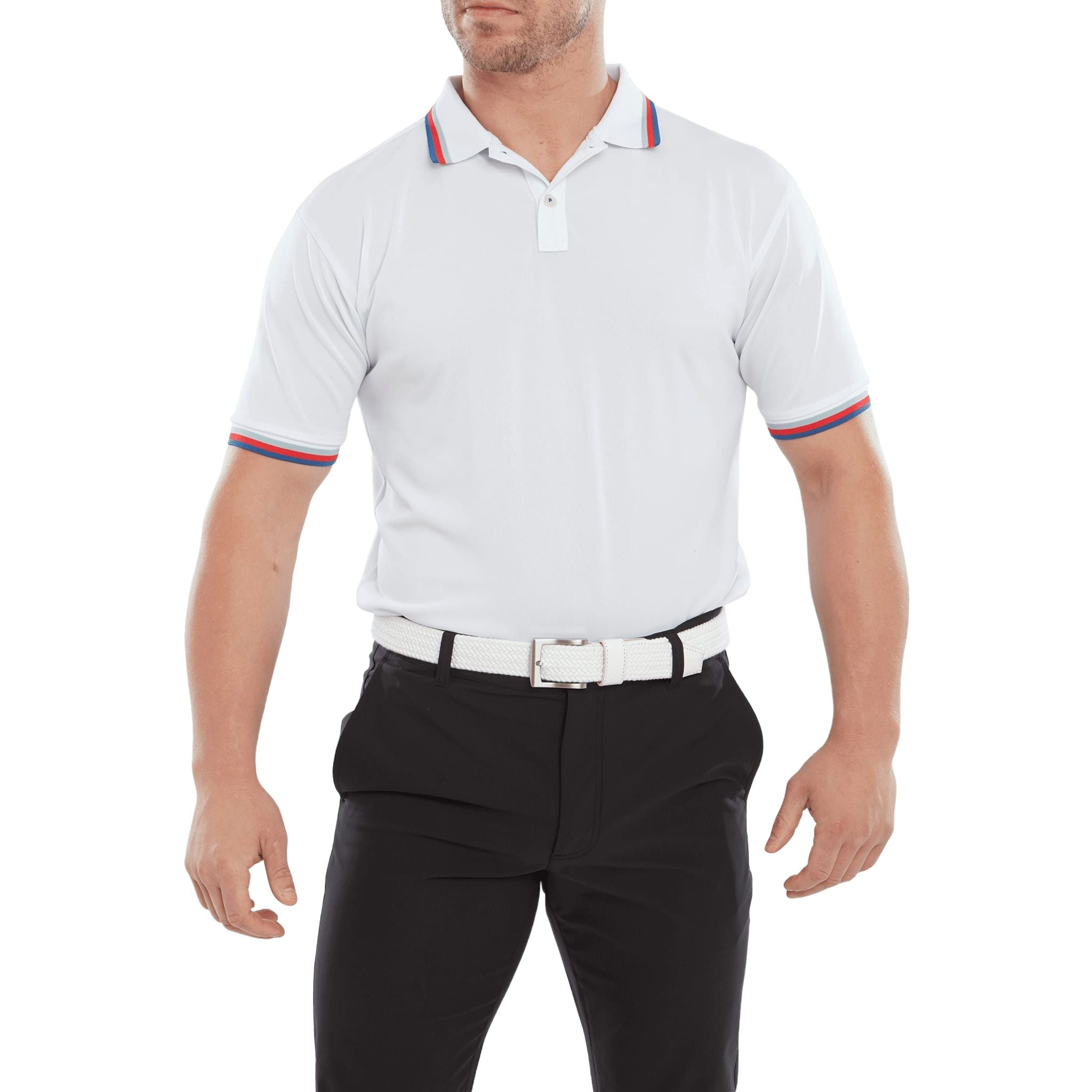 Footjoy Solid Trim Poloshirt Herren
