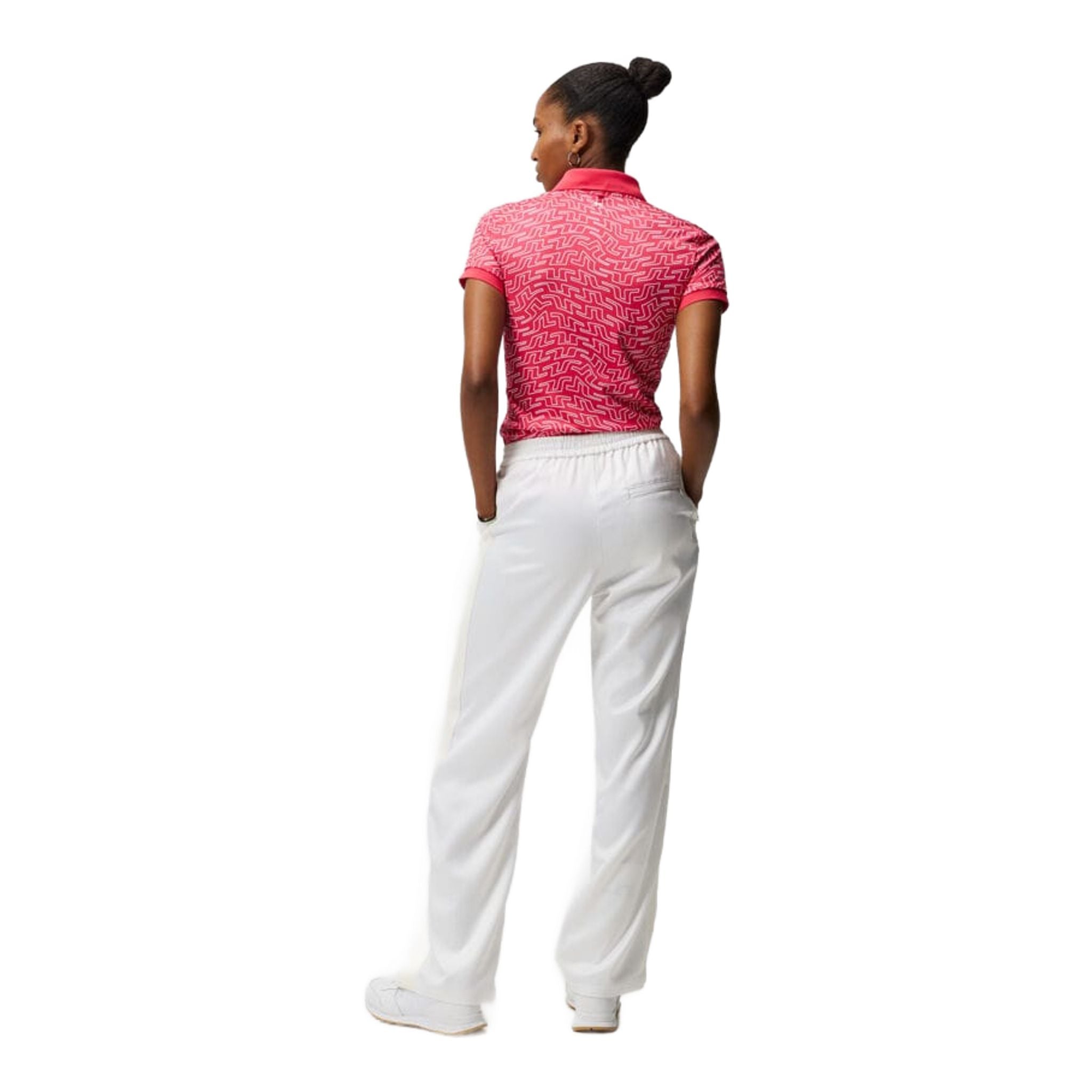 J. Lindeberg Tour Tech Print Poloshirt Damen