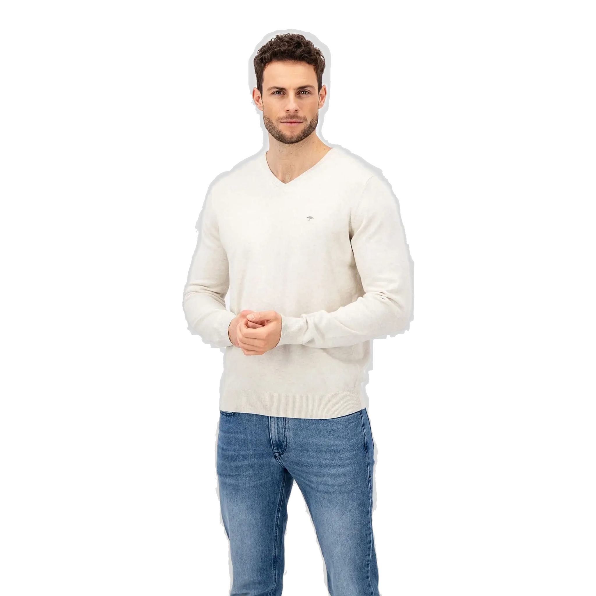 Fynch Hatton V-Neck Pullover Herren