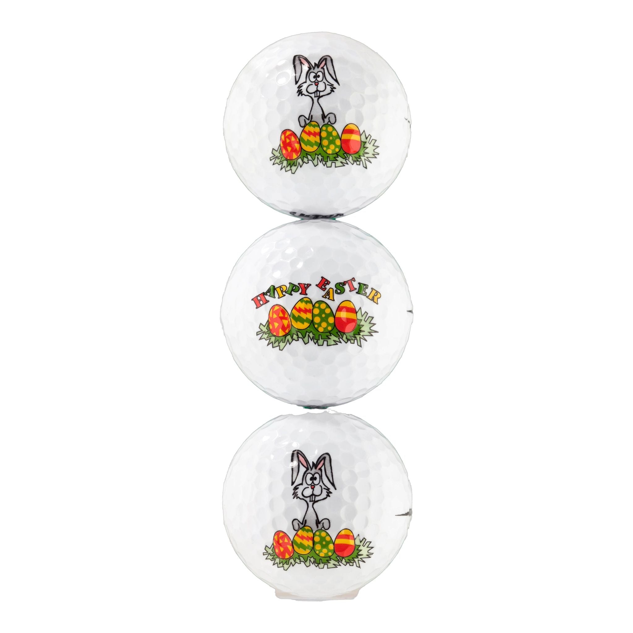 Sportiques Golfgeschenke Osterhase-Happy Easter 3 Bälle
