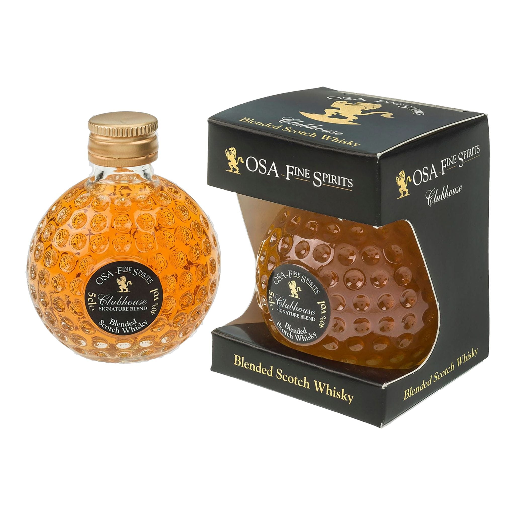 Sportiques Golfgeschenke Scotch Whisky Miniatur 40% vol. (0,05L)