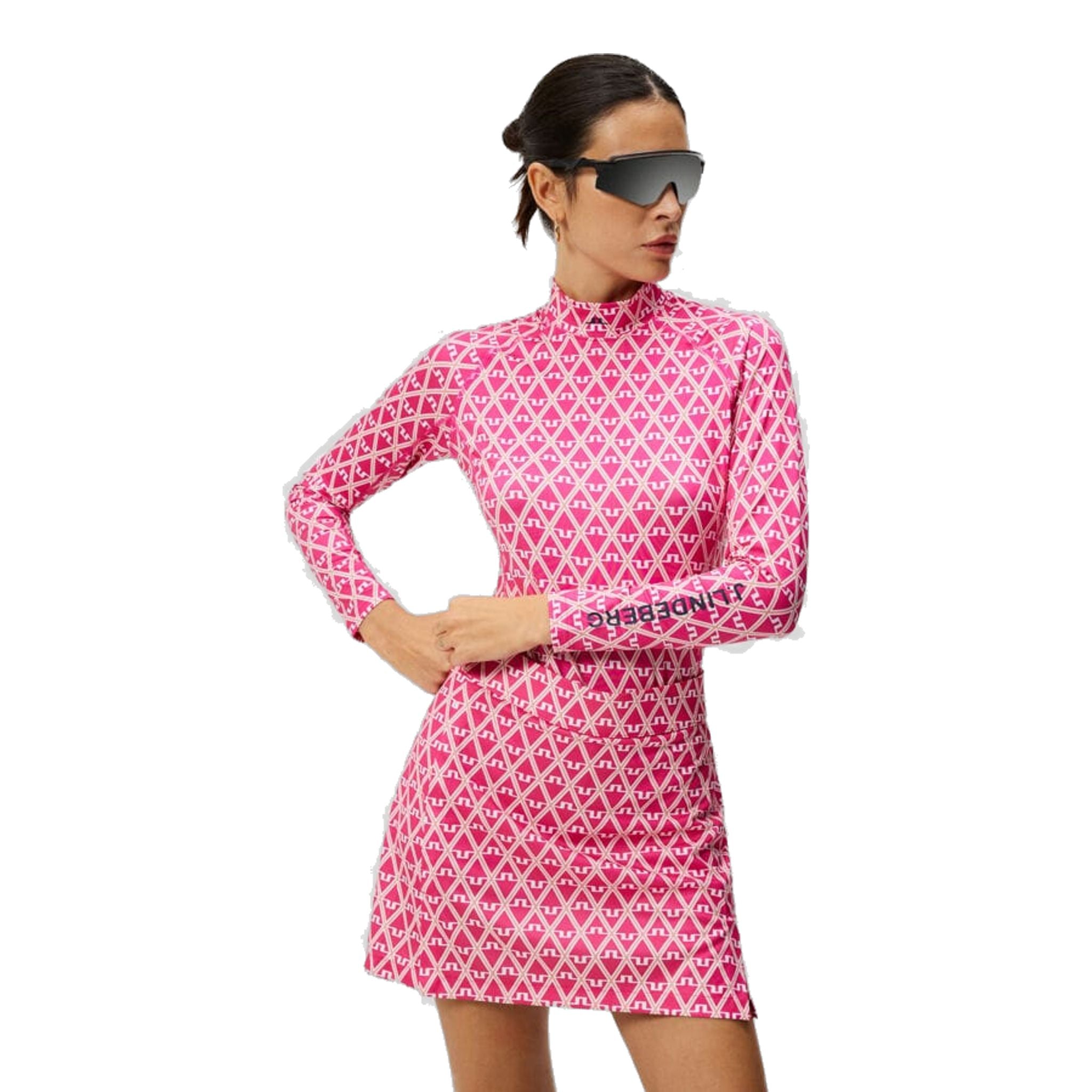 J. Lindeberg Asa Print Soft Compression Top Damen