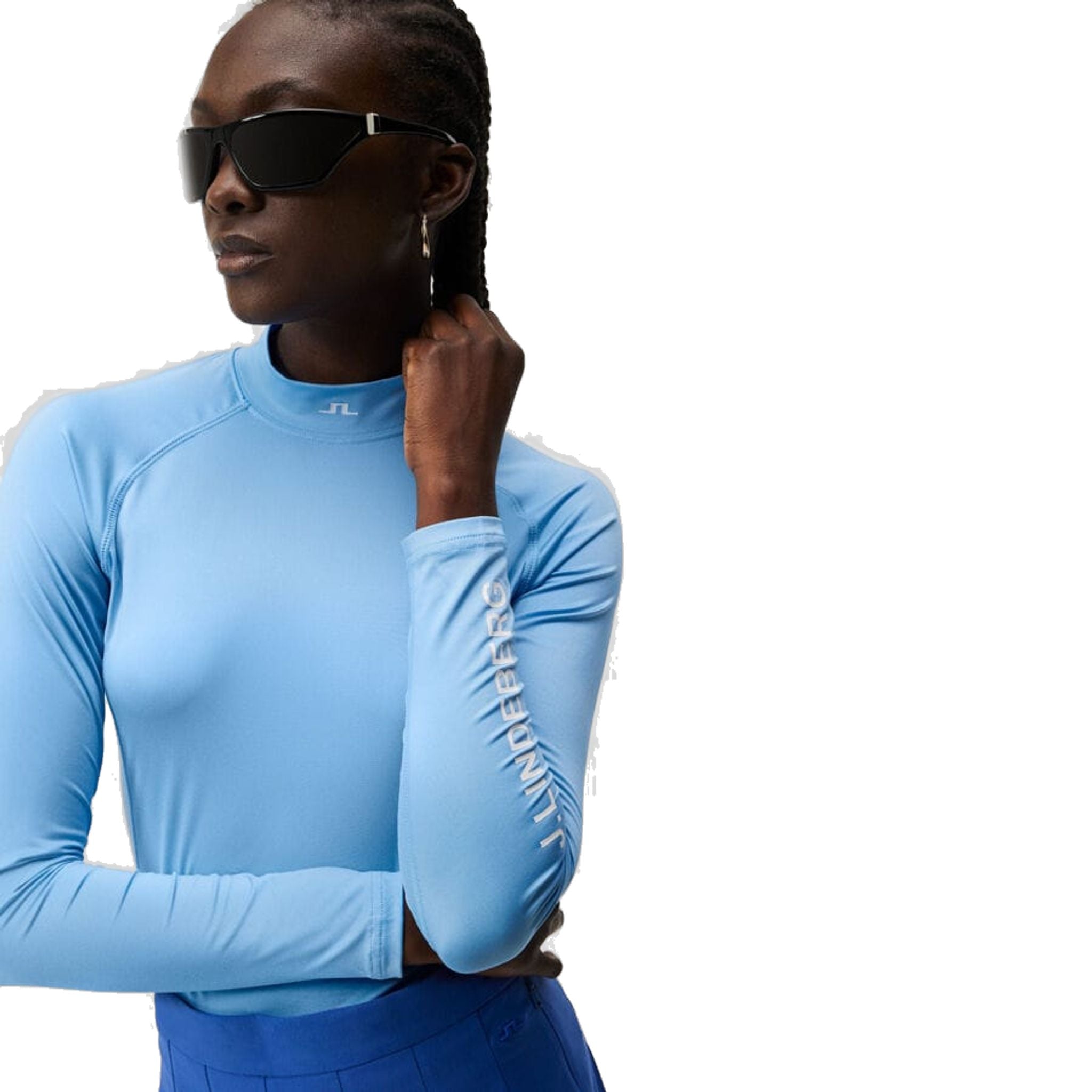 J. Lindeberg Asa Soft Compression Top Damen Little Boy Blue Damen