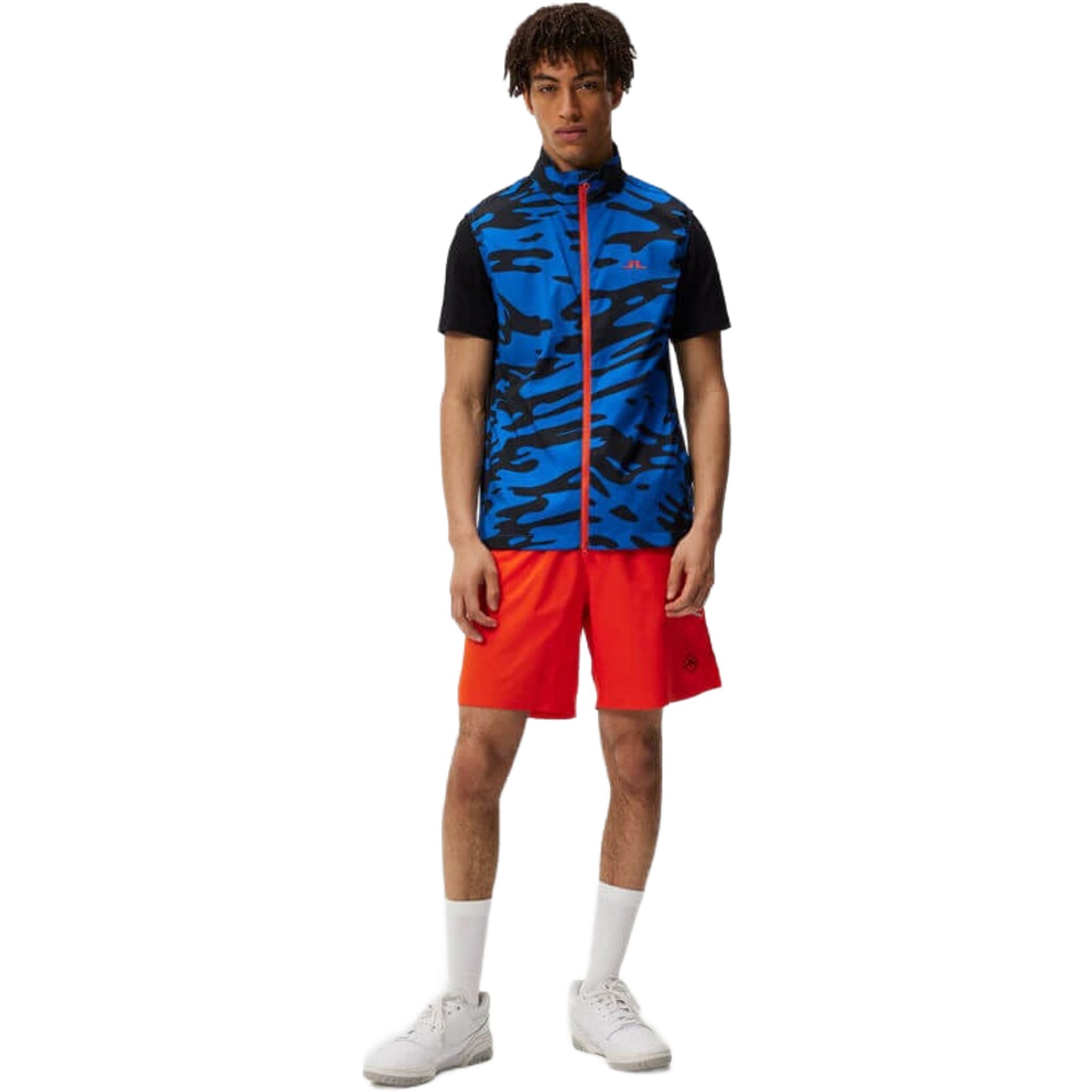 J. Lindeberg Ash Light Packable Vest Print Herren