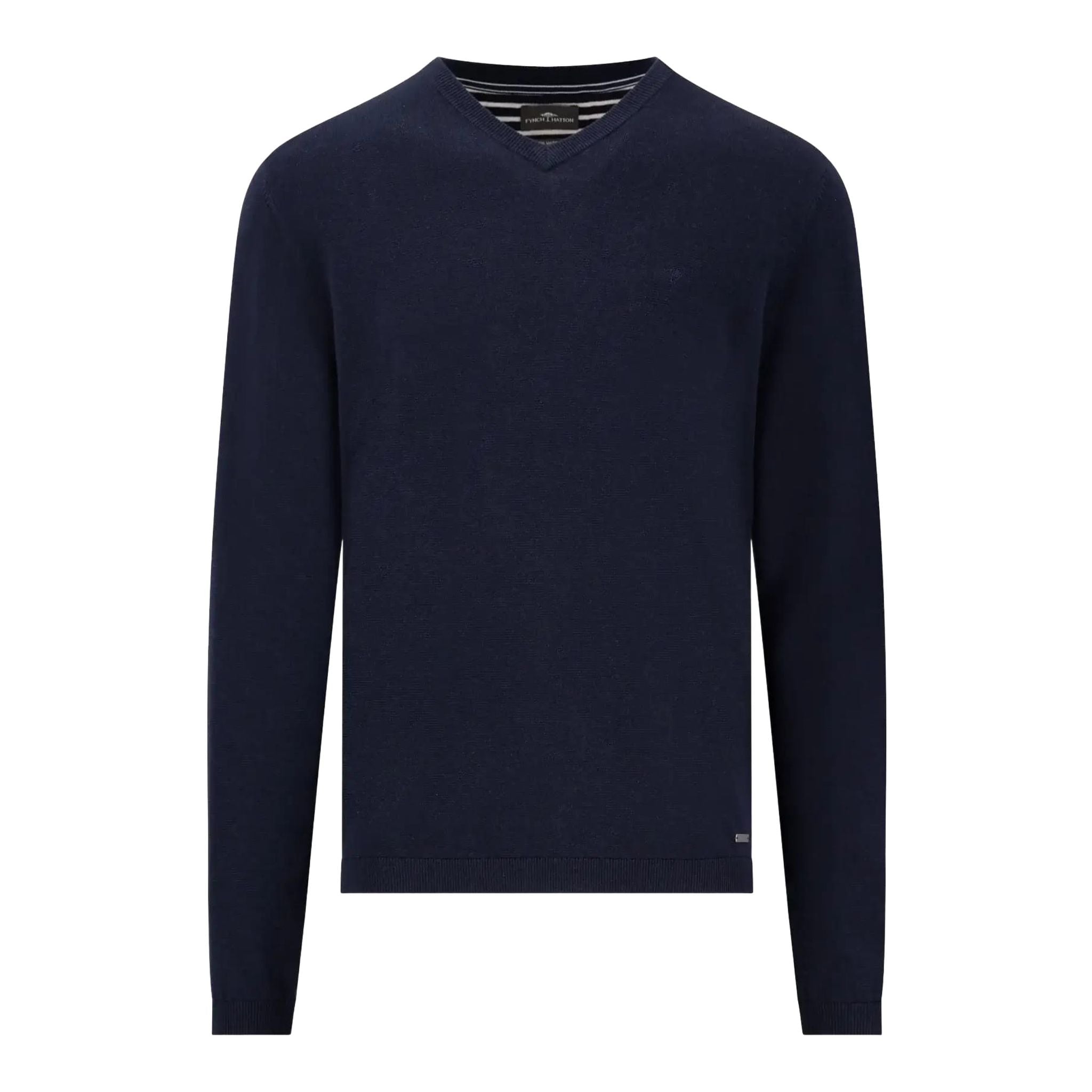 Fynch Hatton Air Cotton V-Neck Herren