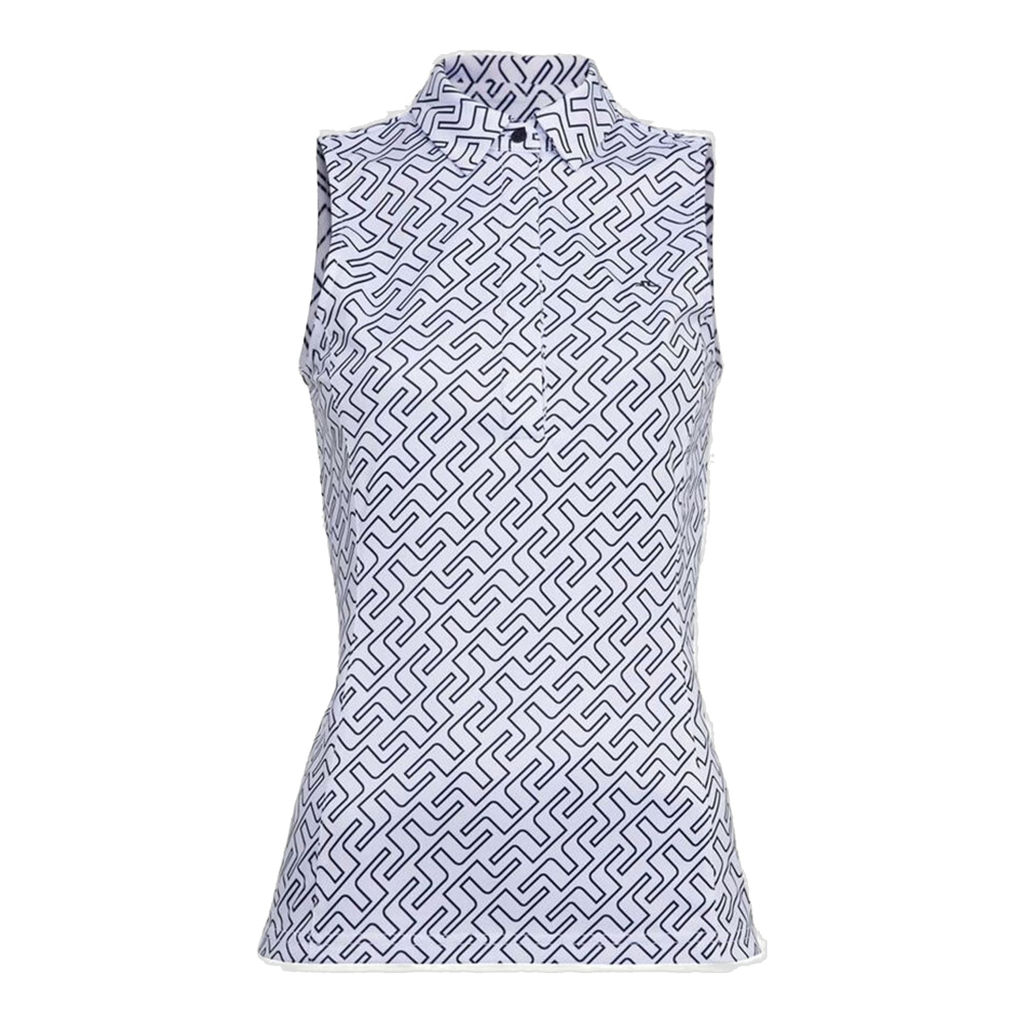 J. Lindeberg Dena Print Sleeveless Golf Top Damen