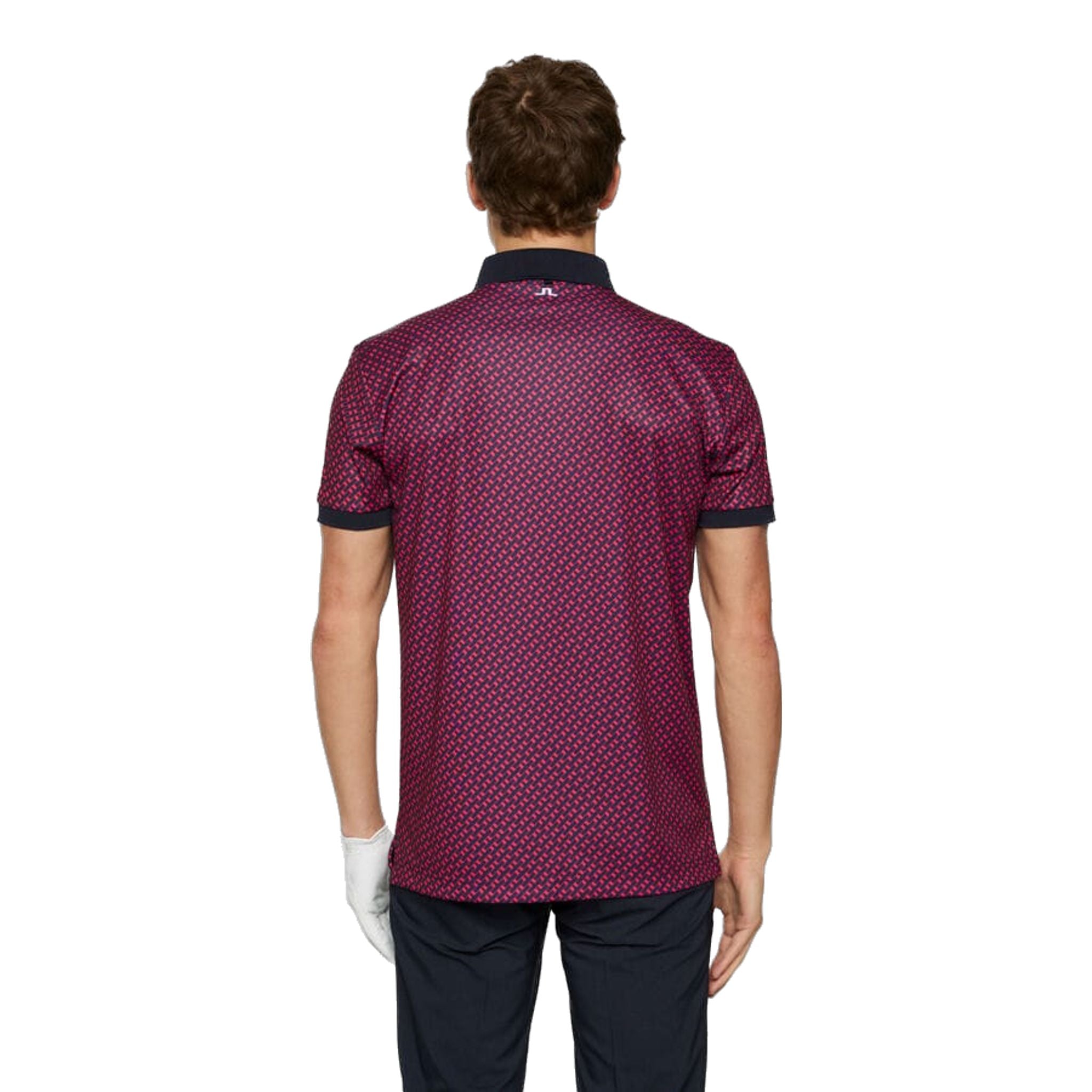 J. Lindeberg Tour Tech Print Polo Herren