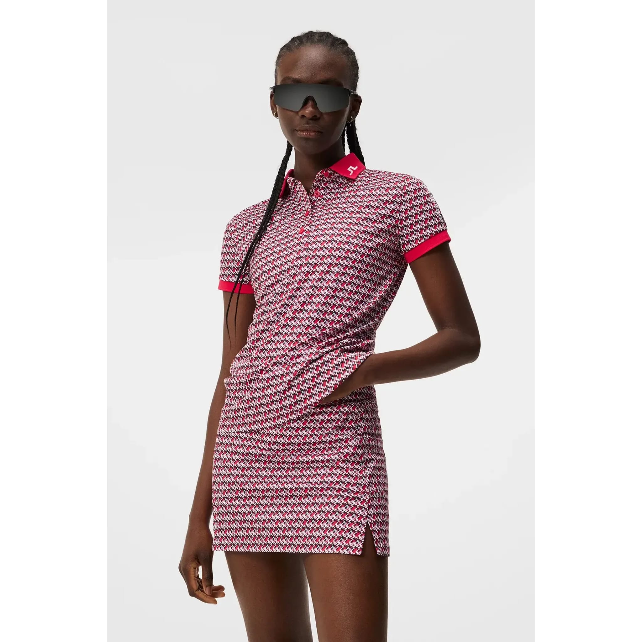 J. Lindeberg Tour Tech Print Polo Damskie