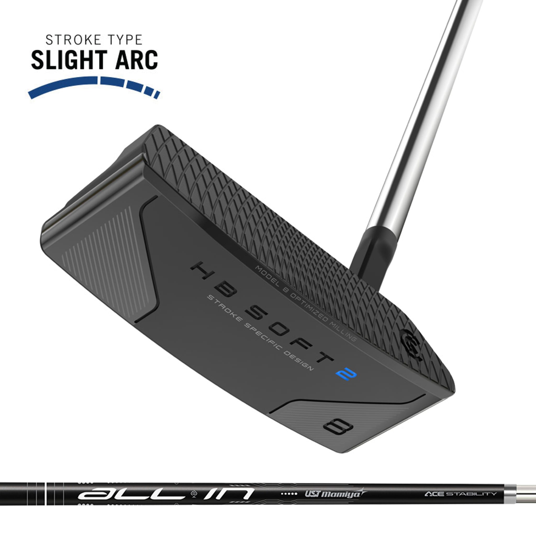 Cleveland HB Soft 2 Black Satin #8S Putter