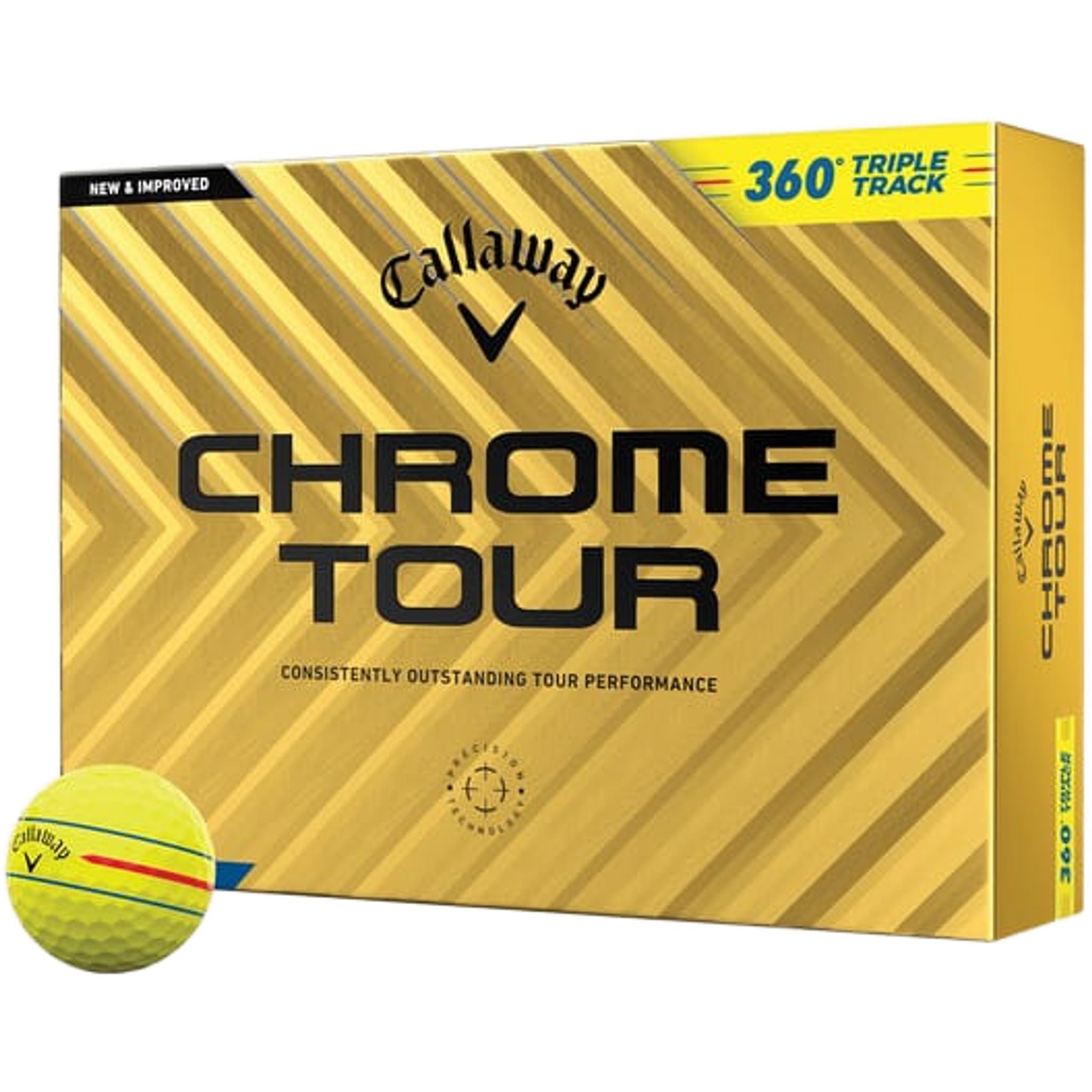 Callaway Chrome Soft Triple Track (24) Golfbälle (12 Stück)