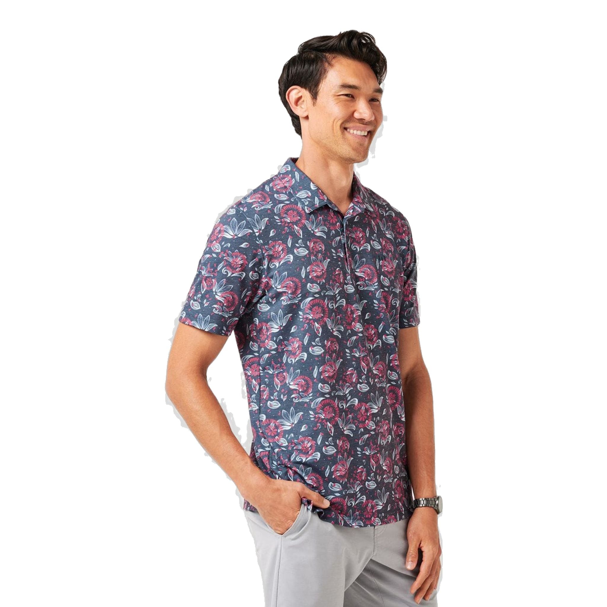 Travis Mathew Featherweight Flouri Polo Herren