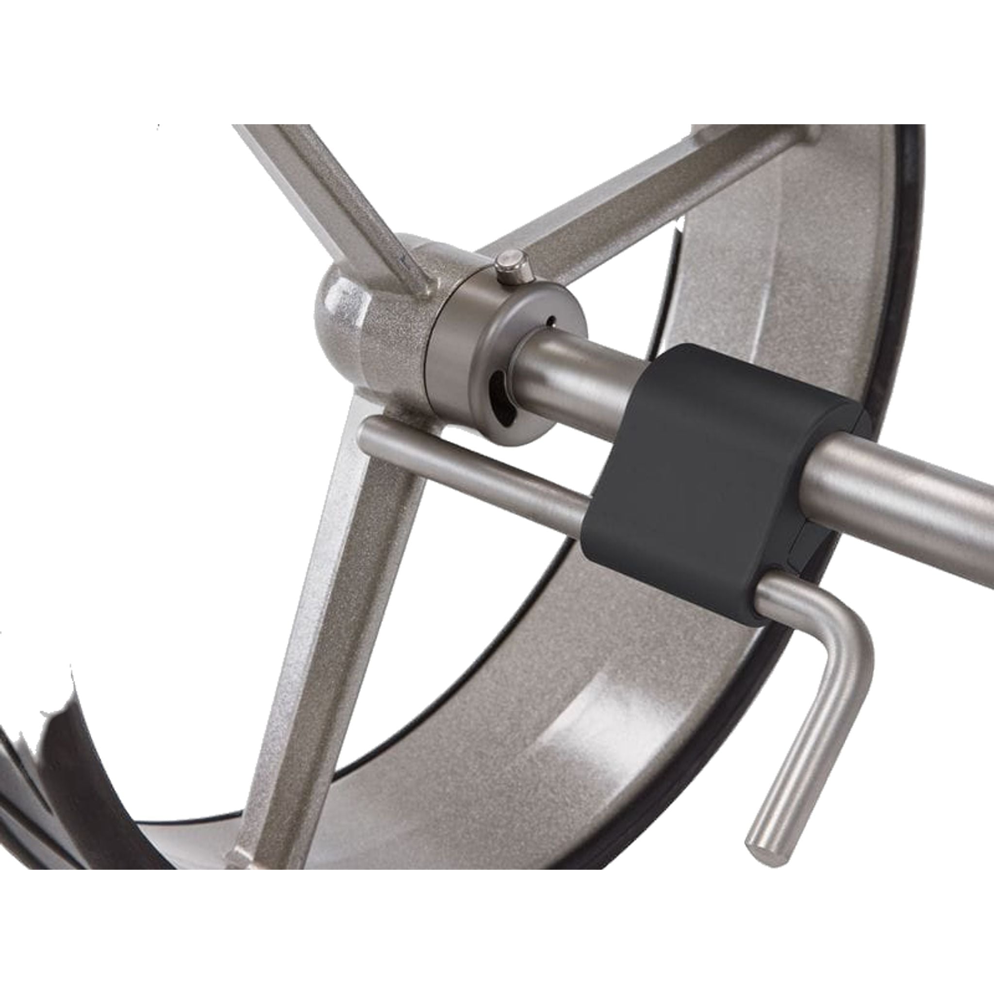 JuCad Mechanische Bremse für Manuelle Caddys aus Titan und Edelstahl