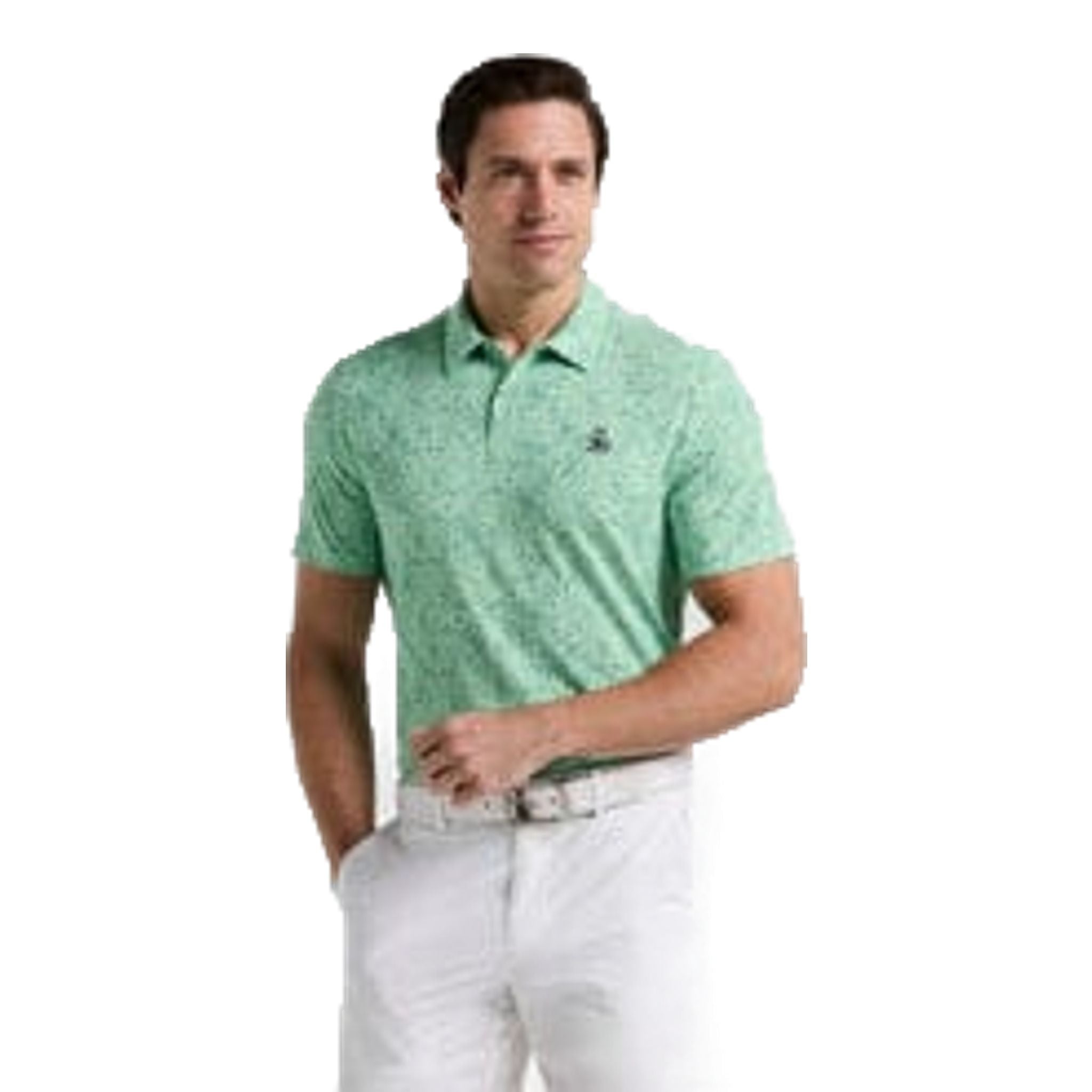 Original Penguin All-Over Micro Abstract Print Polo Herren