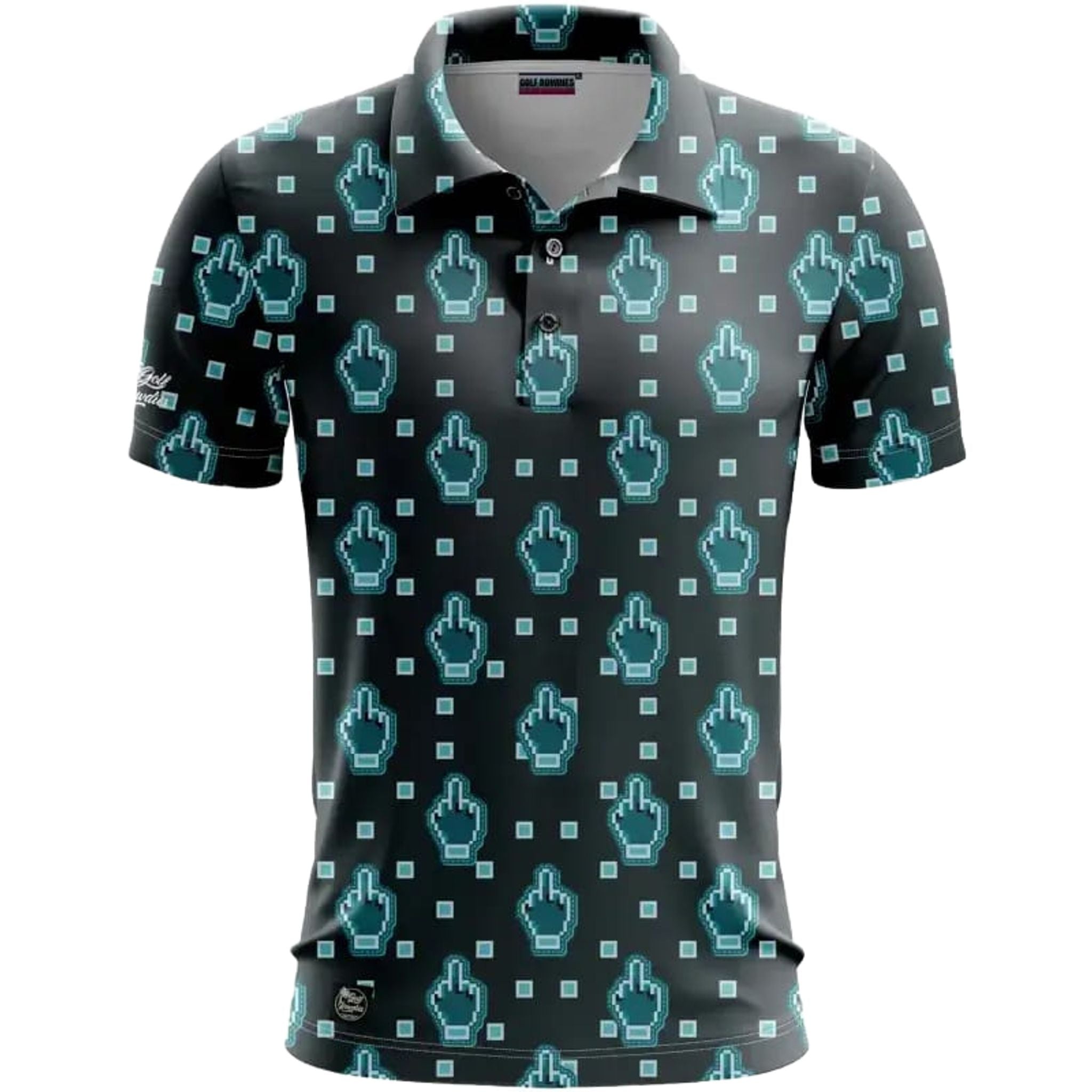 Golf Rowdies Middlefinger Polo Herren