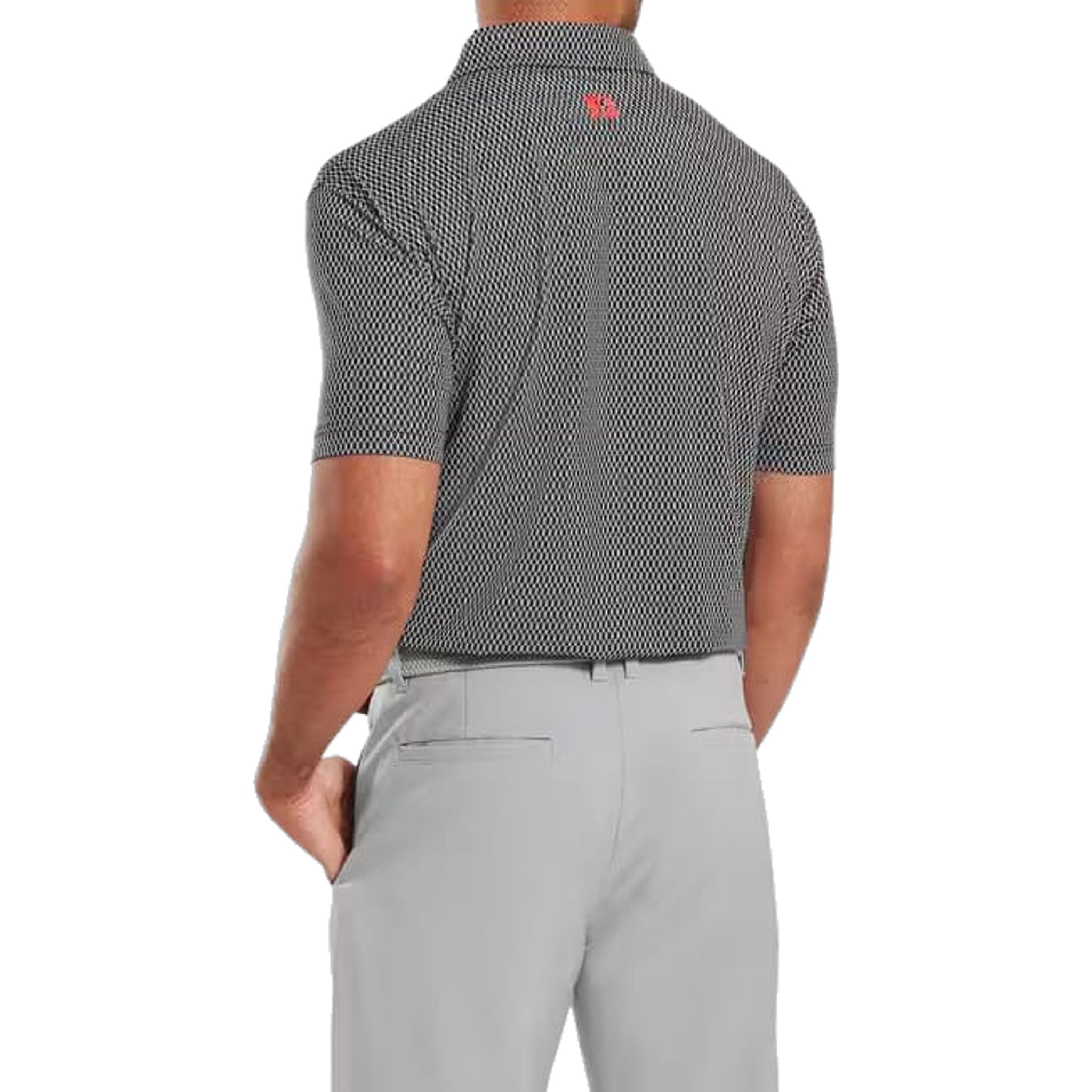 Footjoy Irongate Print Lisle Polo Herren