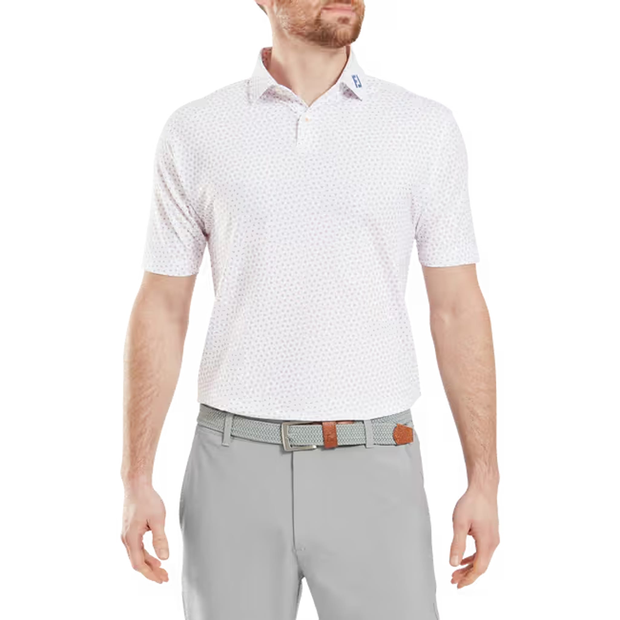 Footjoy Bounce Print Pique Herren