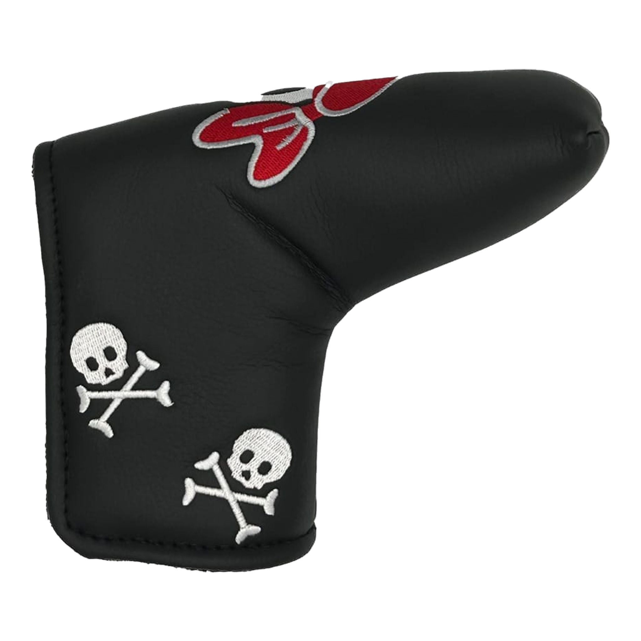 Emroydered Headcovers Puttercover BLADE Skull