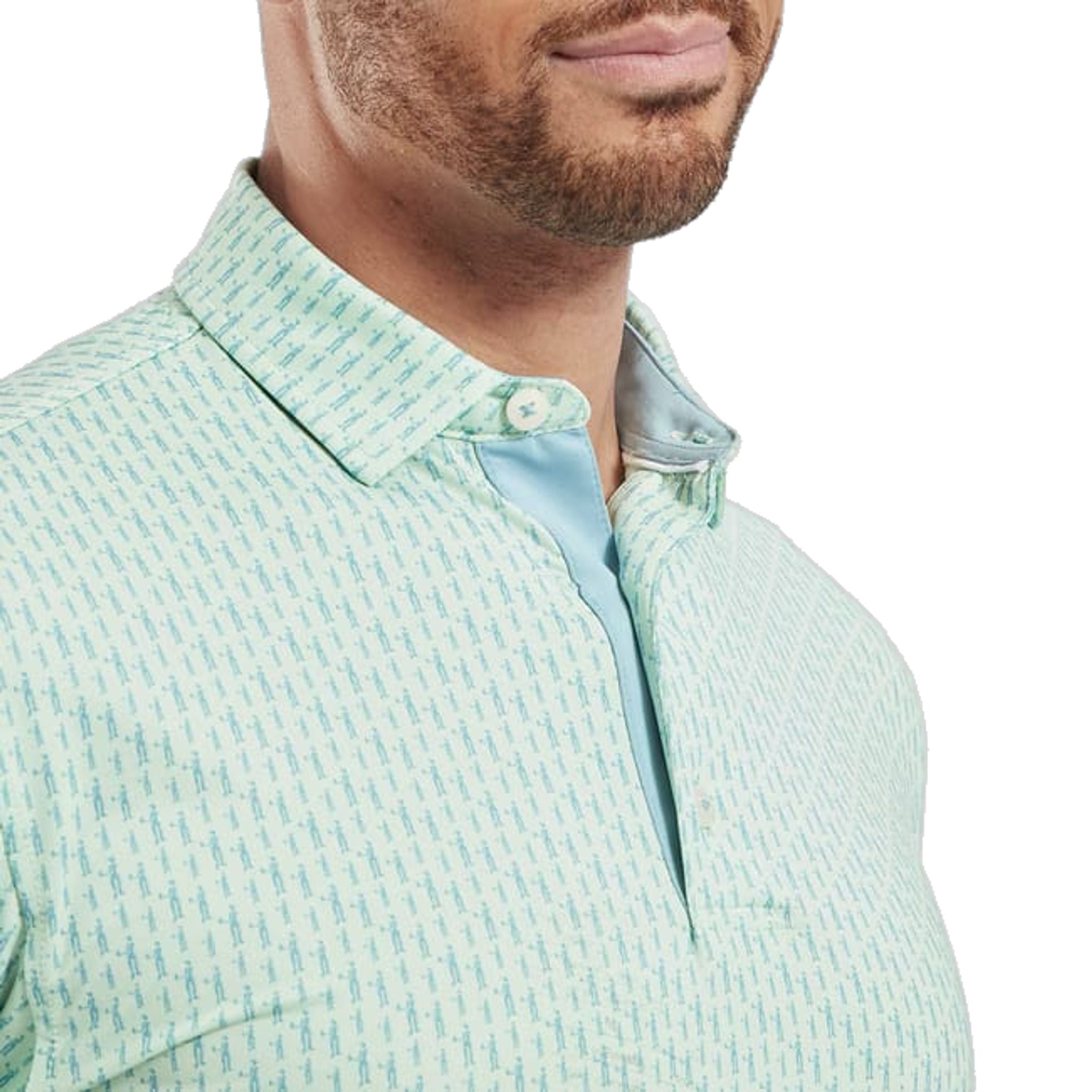 Footjoy Figure Print Polo Herren