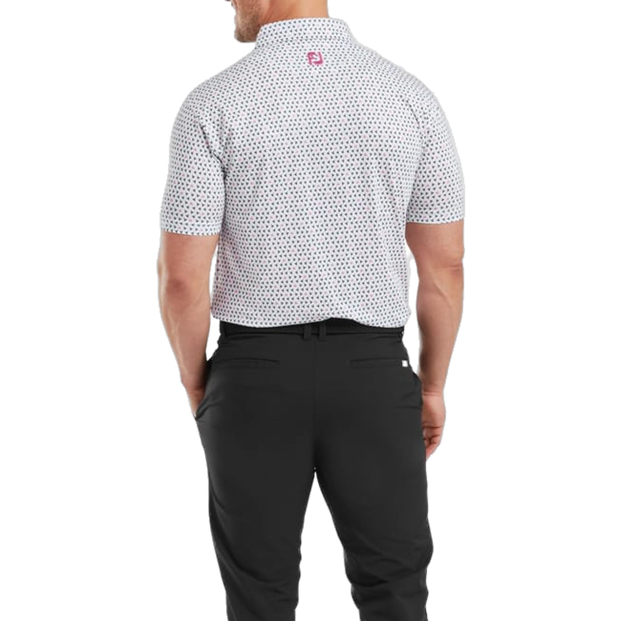 Footjoy Flying Wasp Print Polo Herren