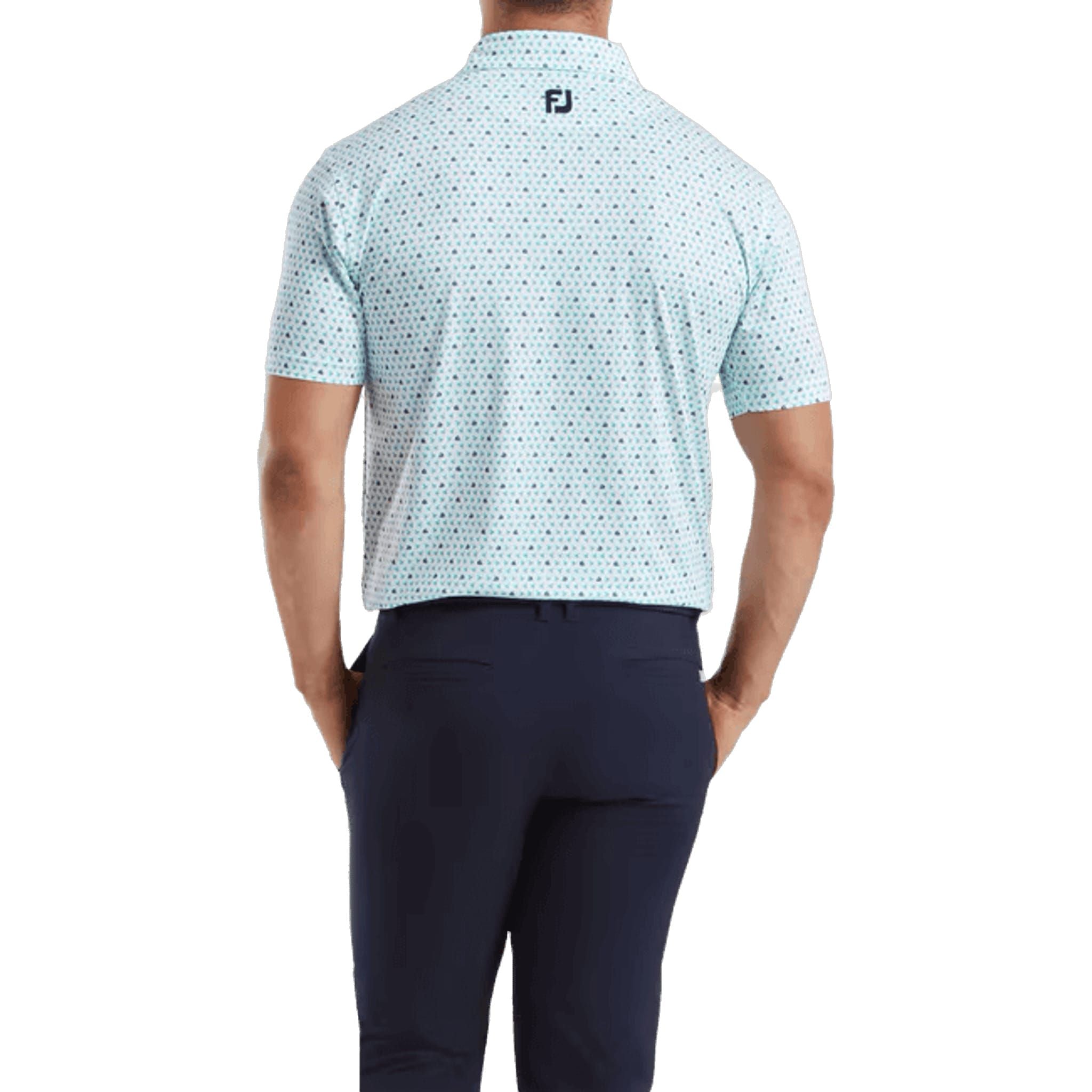 Footjoy Flying Wasp Print Polo Herren