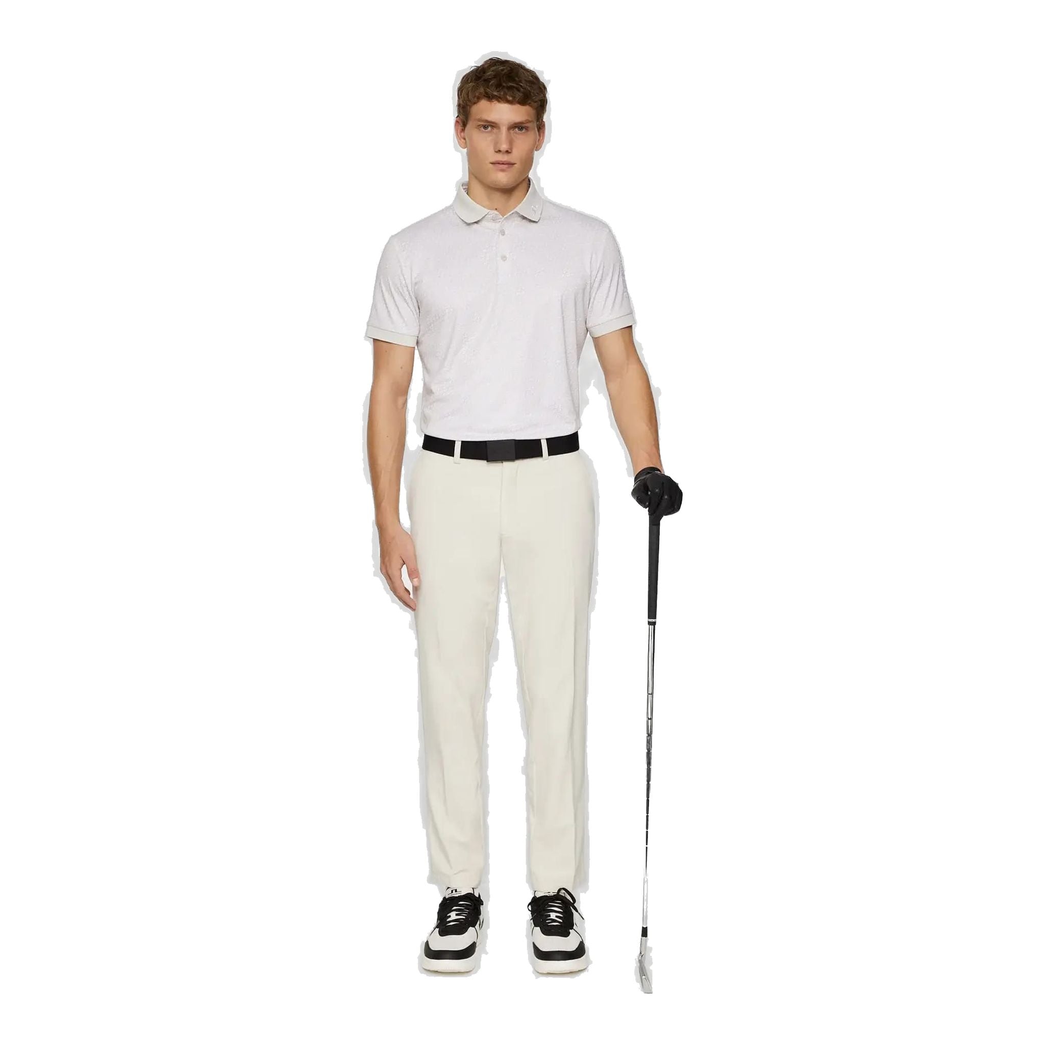 J. Lindeberg Tour Tech Print Polo Herren