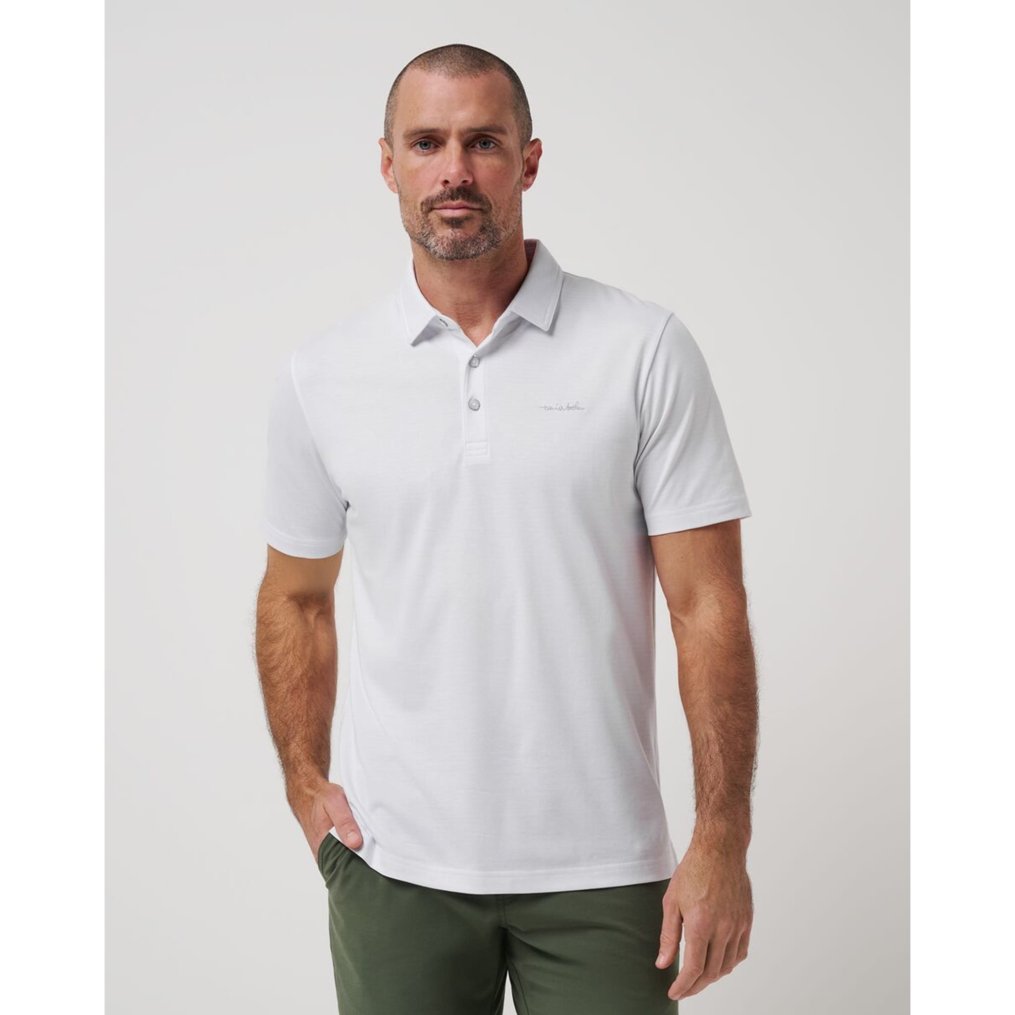 Travis Mathew Zinna Poloshirt He/White/s