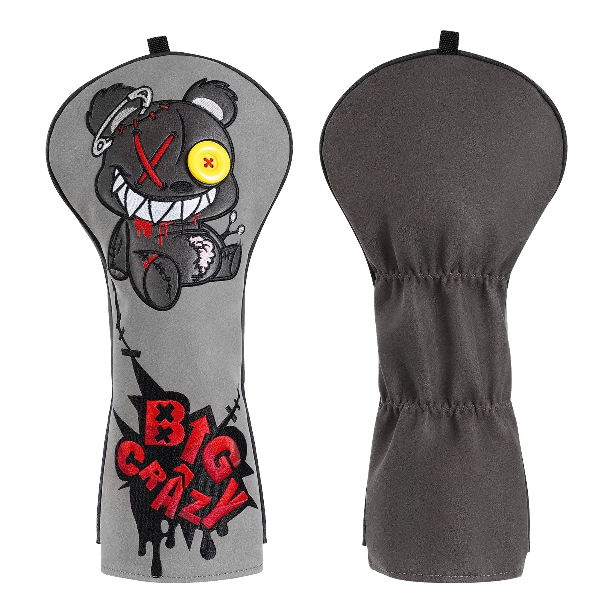 Emroydered Headcovers Crazy Bear Driver Headcover