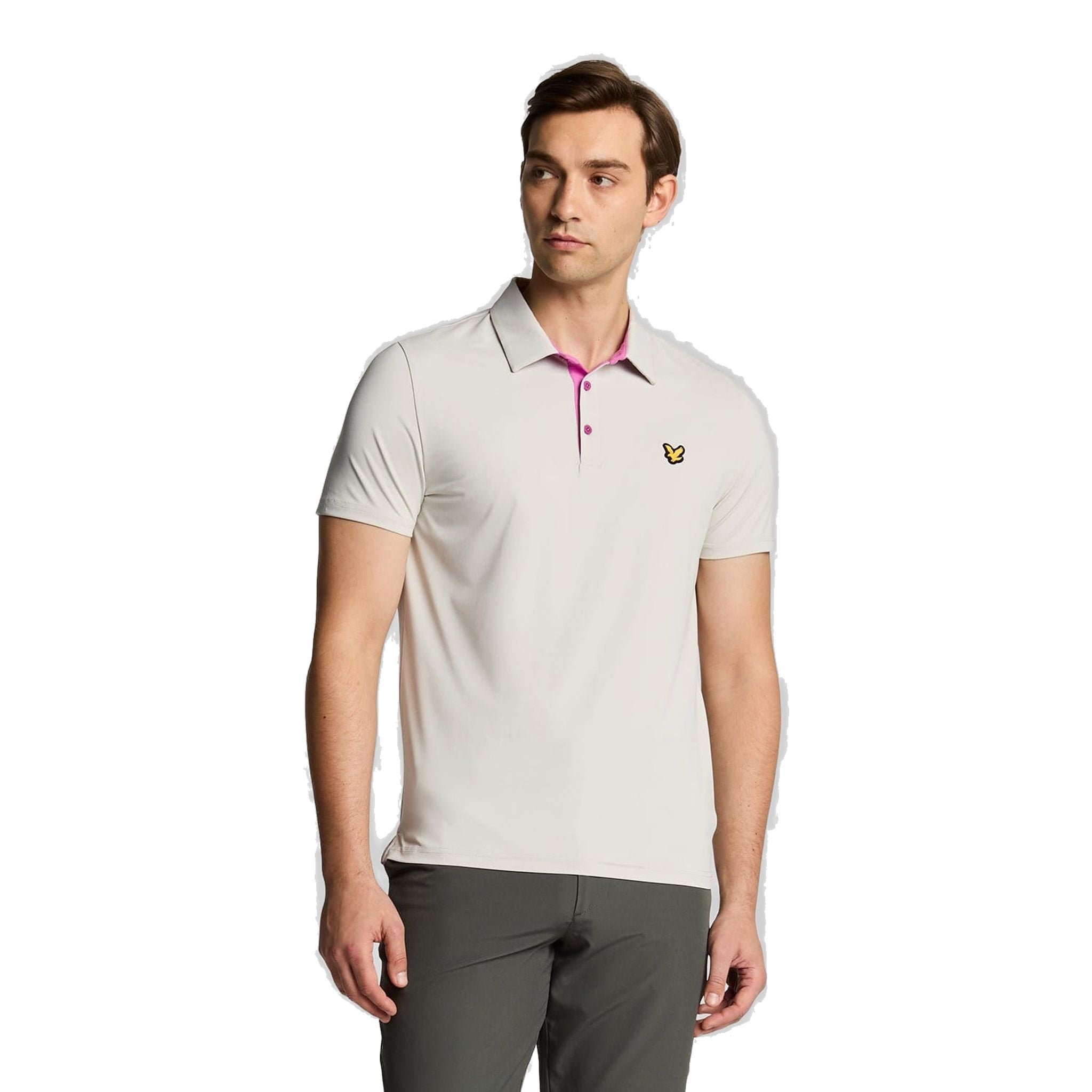 Lyle & Scott Contrast Placket Polo Shirt Herren