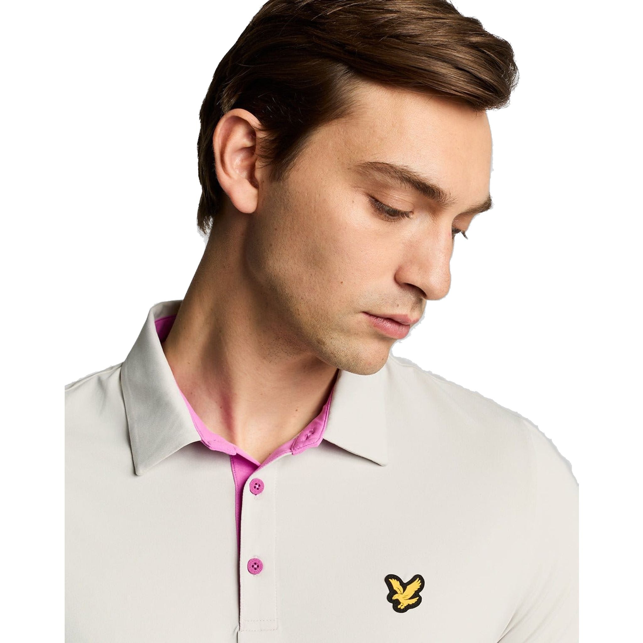 Lyle & Scott Contrast Placket Polo Shirt Herren