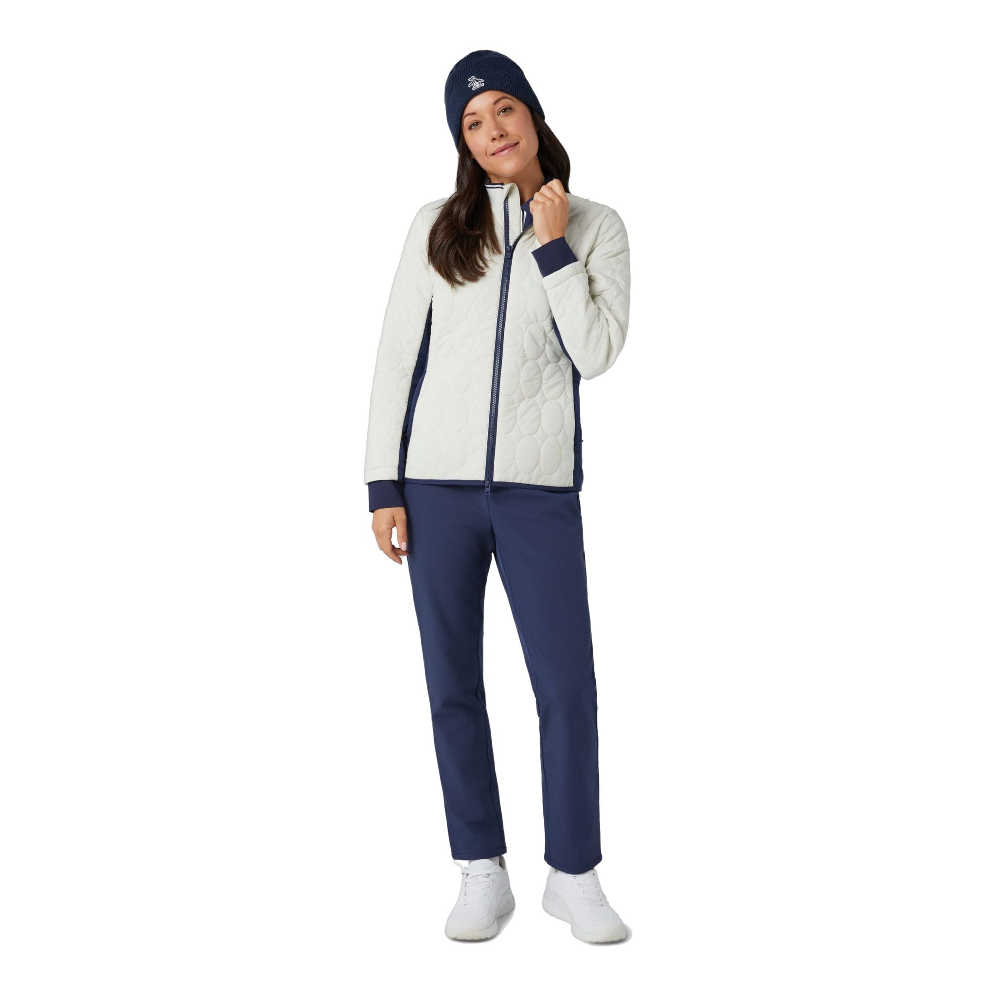 Original Penguin Quilted Puffer Jacke Damen