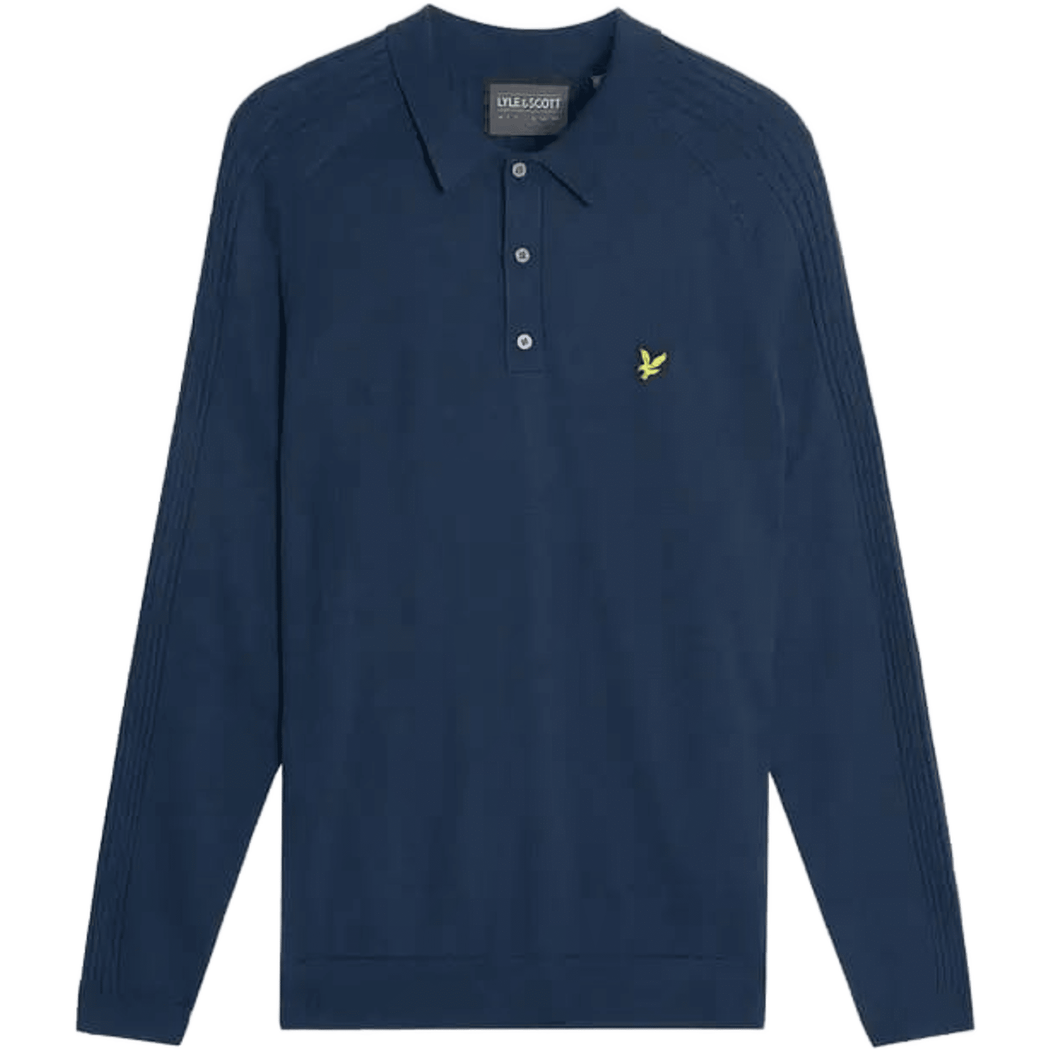 Lyle & Scott Golf Long Sleeve Knitted Polo Herren