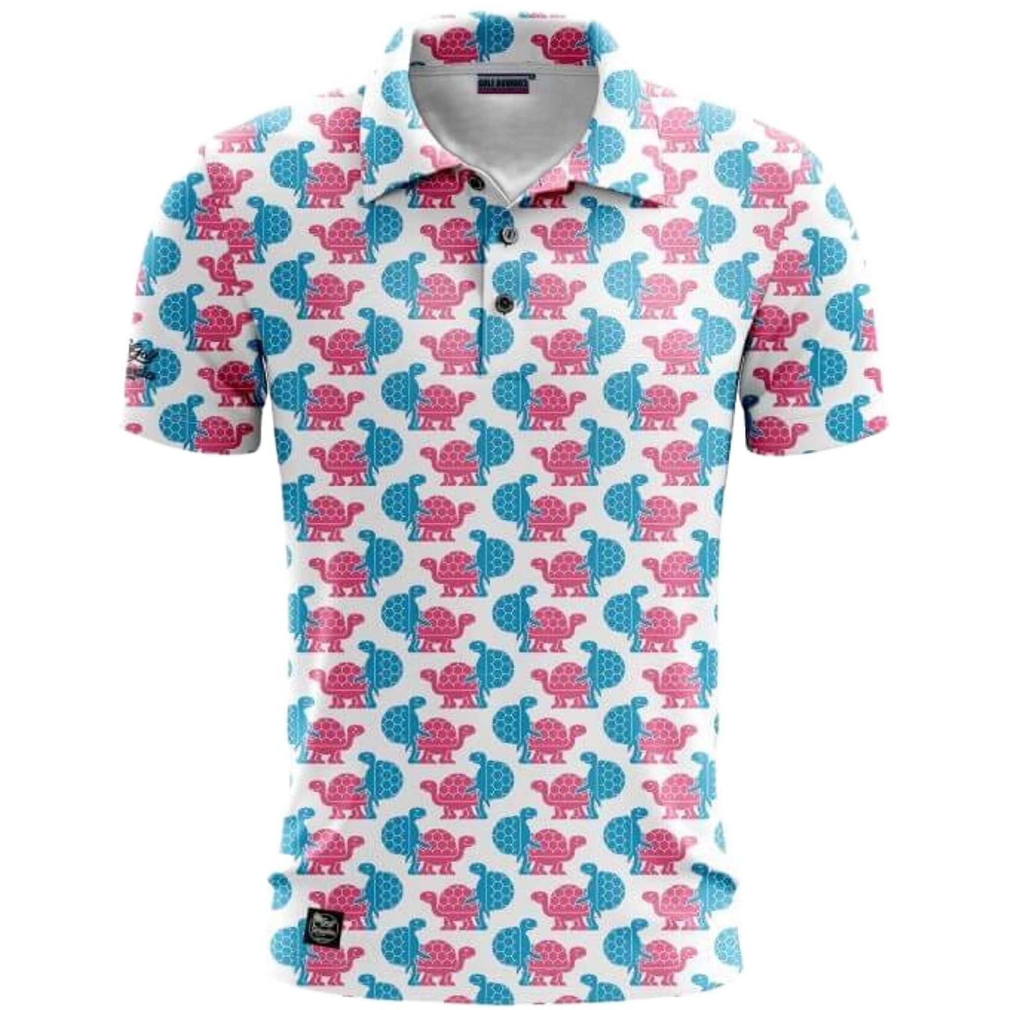 Golf Rowdies Love Turtles Polo Herren