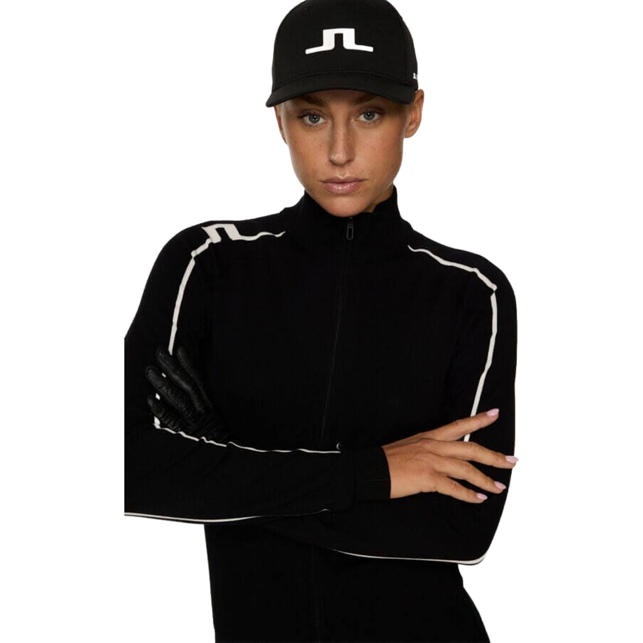 J. Lindeberg Aubree Knitted Zip Sweater Damen